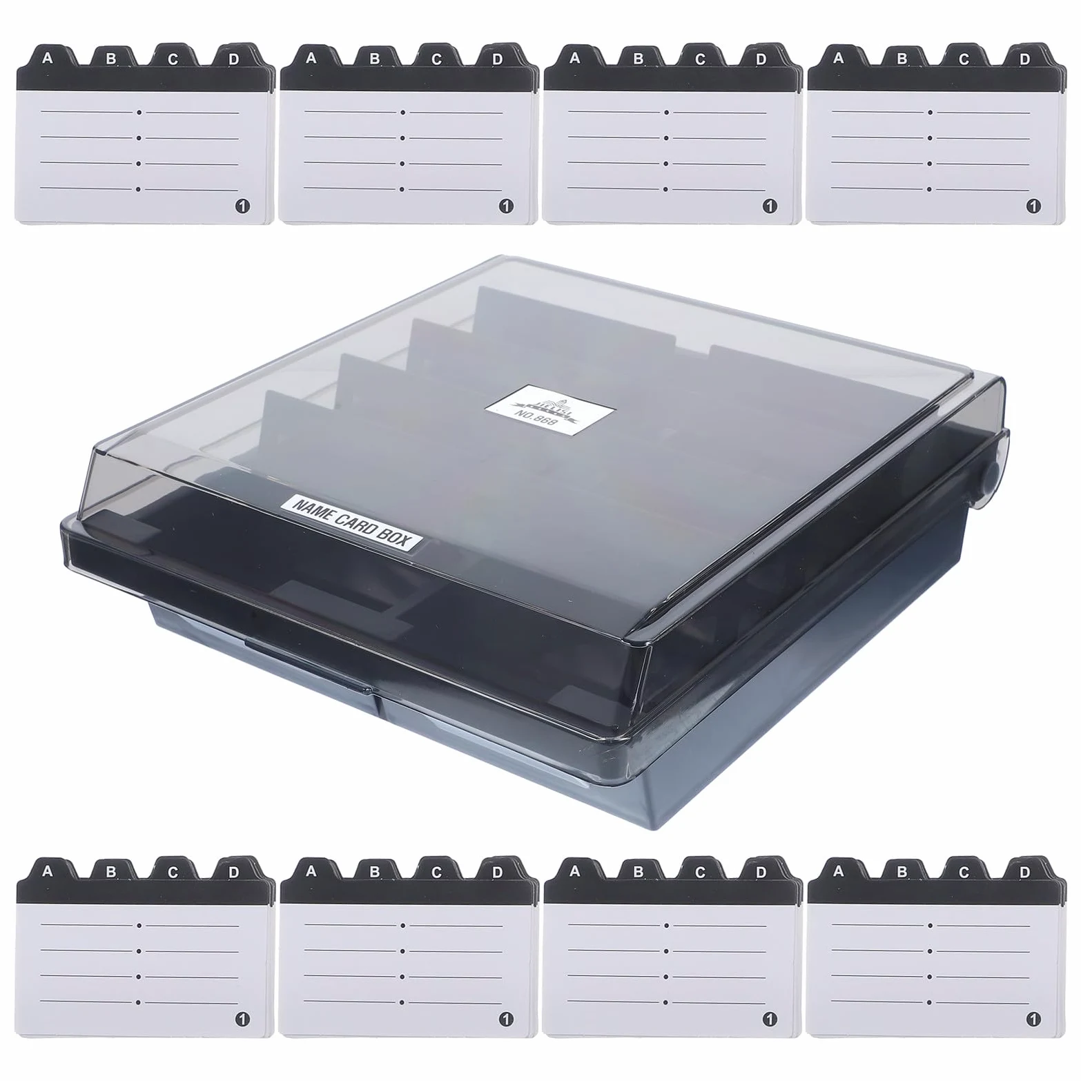 GALPADA Porta Biglietti da Visita Abs Organizzatore Elegante Protezione Carta per Ufficio