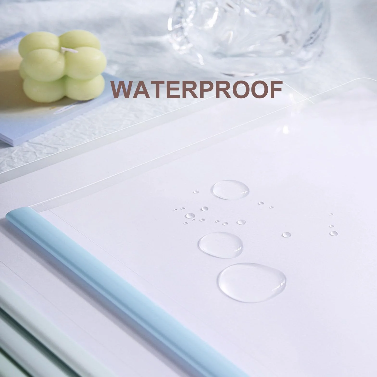 Trasparenti Copertine per Rilegatura A4 Plastica con Barra Scorrevole 10pcs