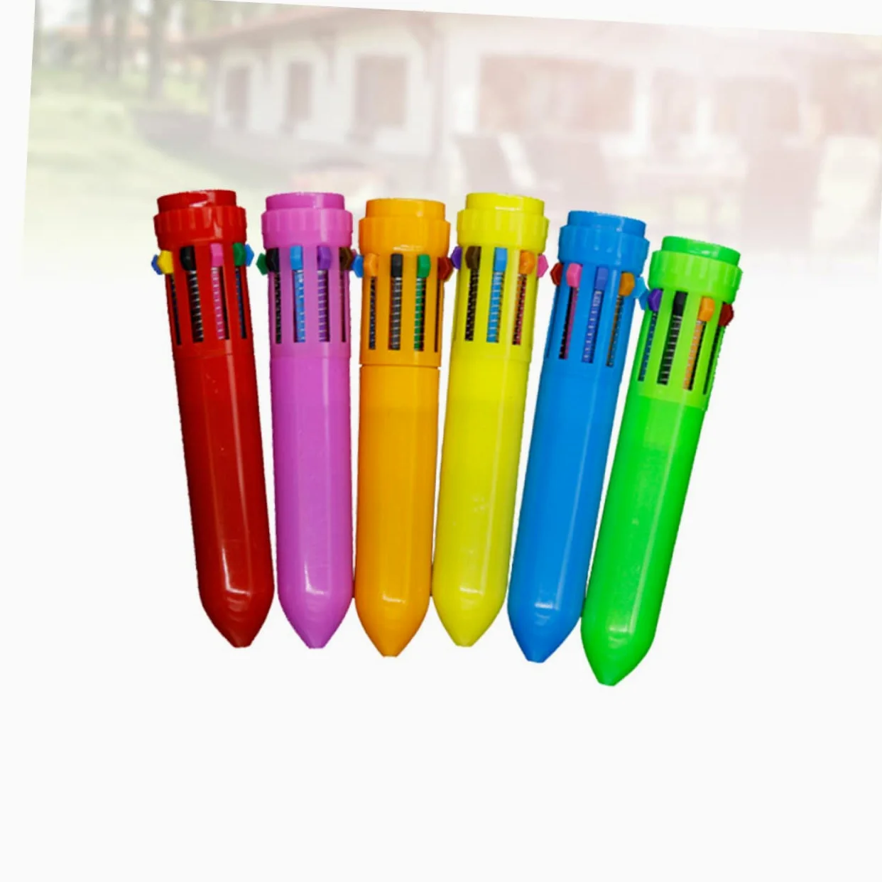 Operitacx 24pezzi Penne Sfera Retrattili Di Penne Per Scuola e Ufficio Con Assortiti Per Scrittura e Confortevole