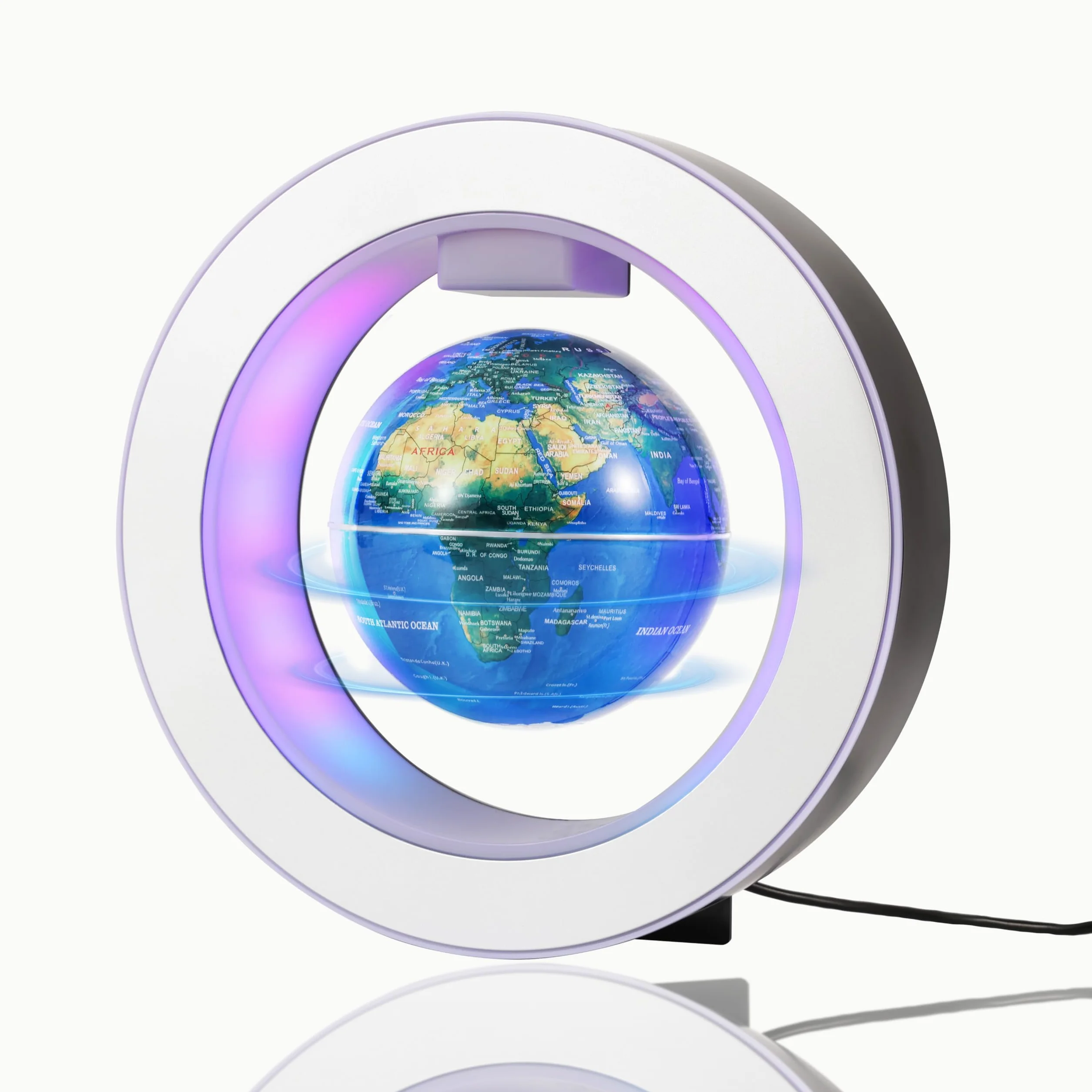 Globo Fluttuante a Levitazione Magnetica 4" con Costellazioni LED, Rotante per Bambini, Decorazione da Scrivania e Idea Regalo Unica per Uomini o Gadget Tech di Compleanno per Ragazzi Adolescenti