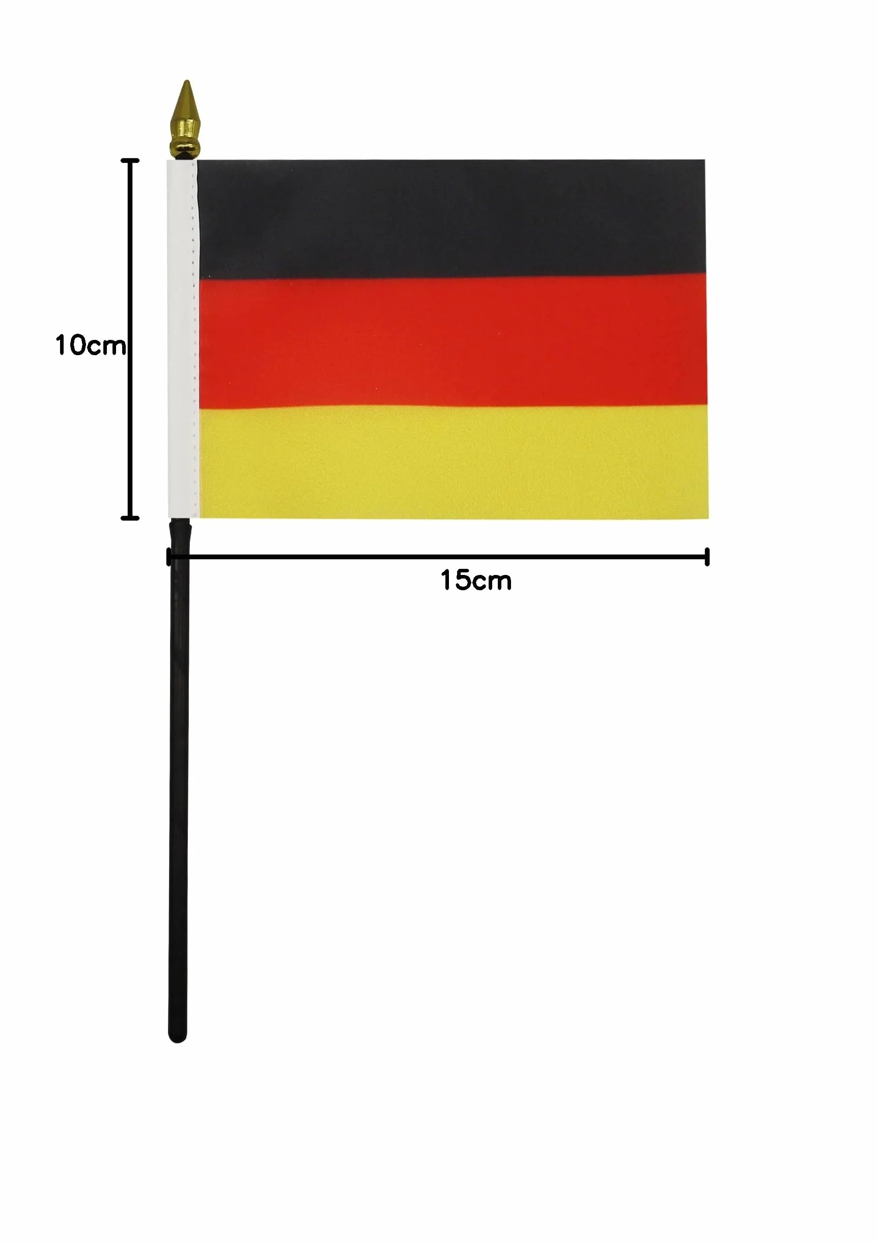 AZ FLAG Bandiera da Tavolo Germania 15x10cm Punta Dorata