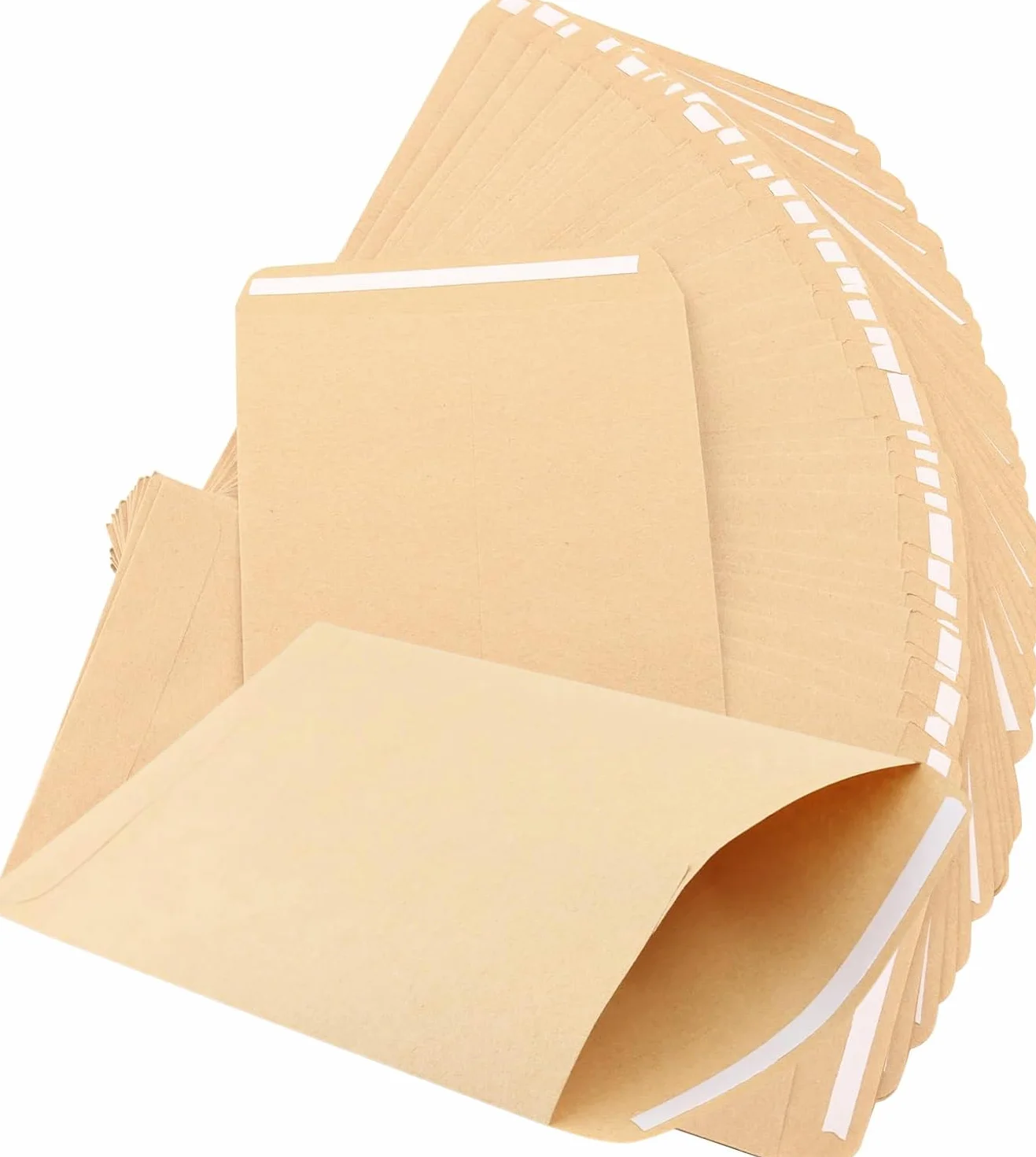 Buste Marroni Piccole Autoadesive Carta Kraft 16x11 cm 200 Pezzi