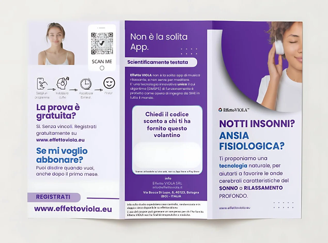 Effetto VIOLA brochure per affiliati