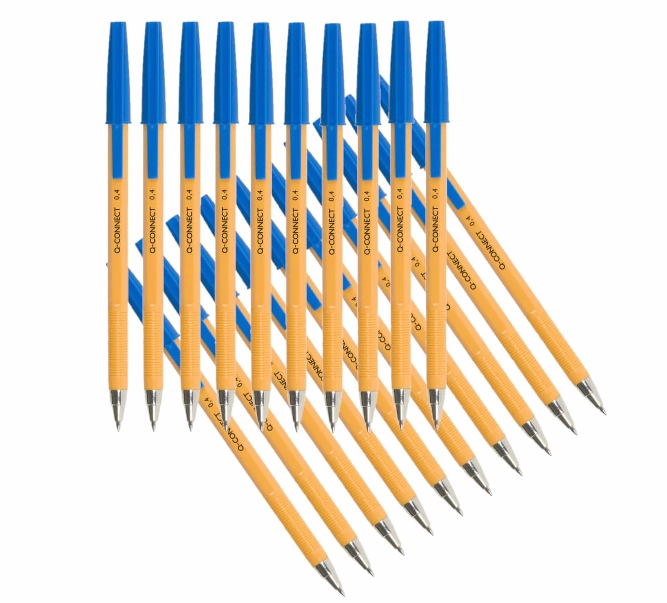 Penna a sfera Q-Connect F blu conf. da 20