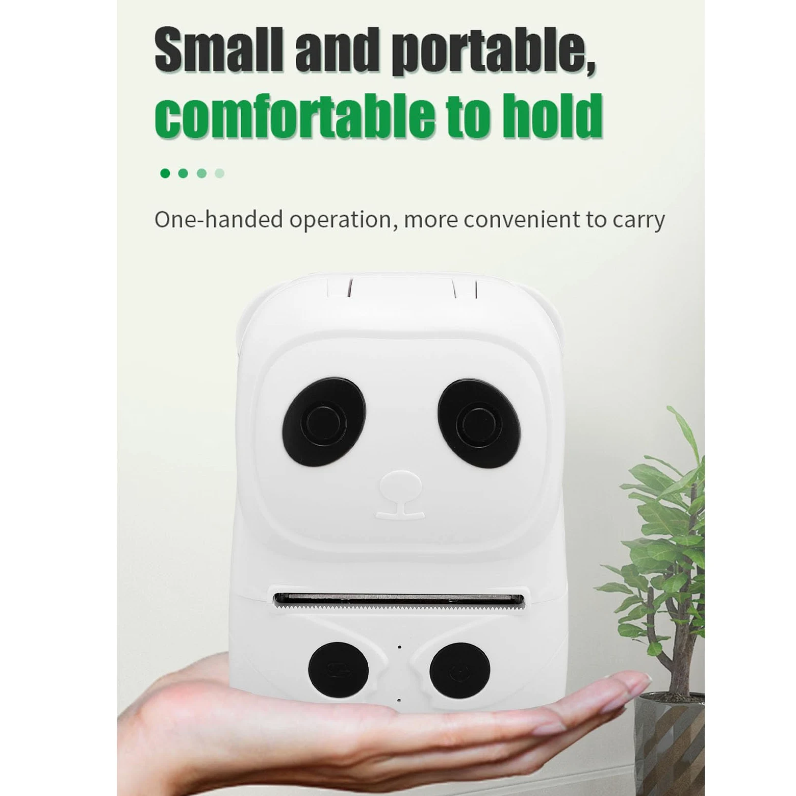 Stampante Termica per Etichette Bluetooth da 50 Mm, Etichettatrice Portatile con Batteria da 1500 MAh per L'organizzazione della Logistica Al Dettaglio di Uffici Domestici