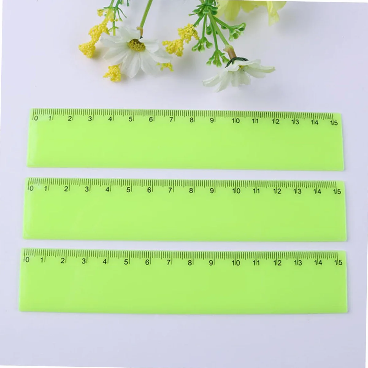 OSALADI 5 Set Righello Colorato Governate Studenti Che Misurano Righelli Righello Chiaro Misurazione Del Righello Governanti Per Gli Studenti Sovrano Trasparente Plastica 25 Pezzi * 5