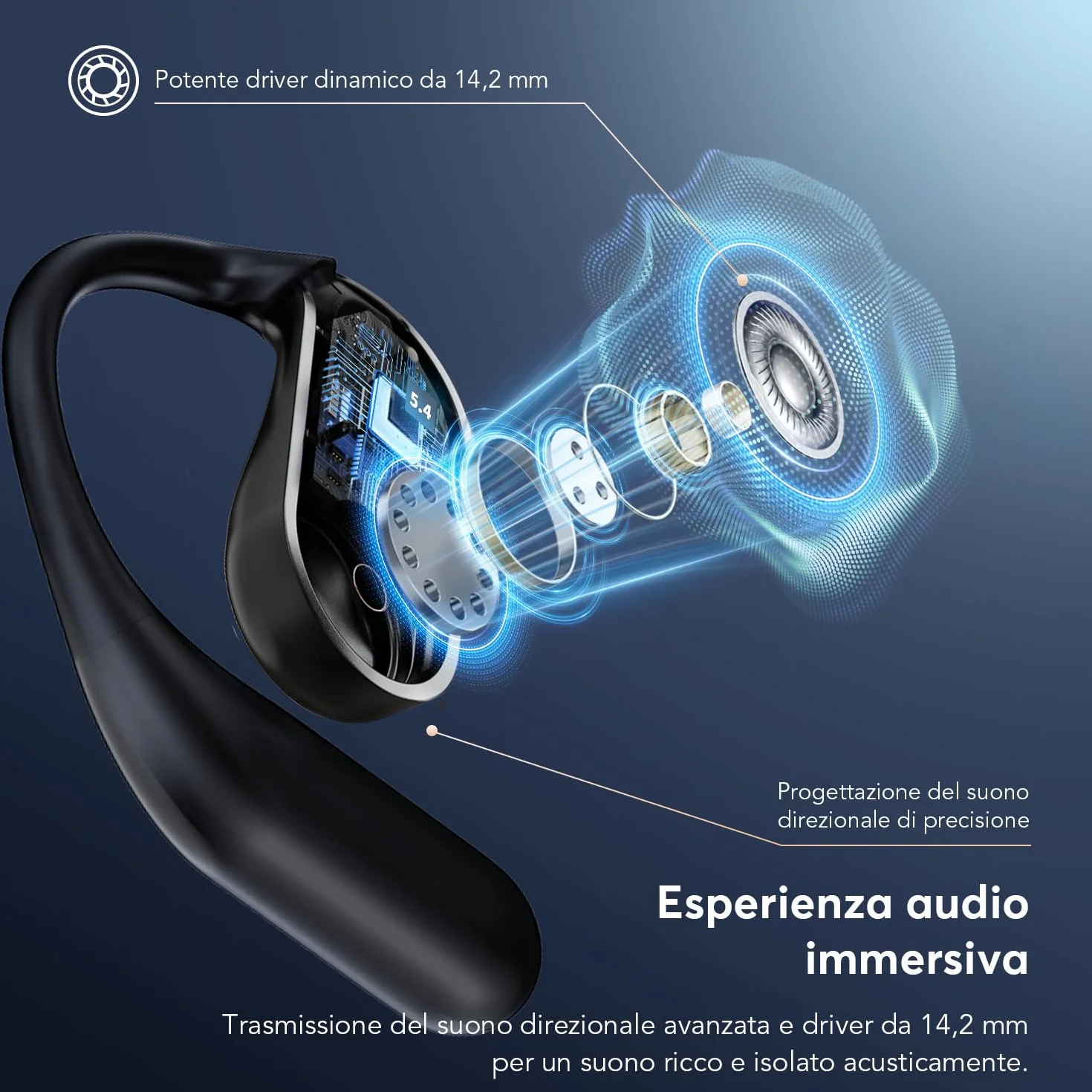 2026 Cuffie Traduzione Simultanea in 198 Lingue, 4 in1 Auricolari Traduttore Vocale Istantaneo Multilingue,Bluetooth 6.1 Wireless 80 ore con ENC Mics, Cuffie Traduzione Adatto per affari, viaggi