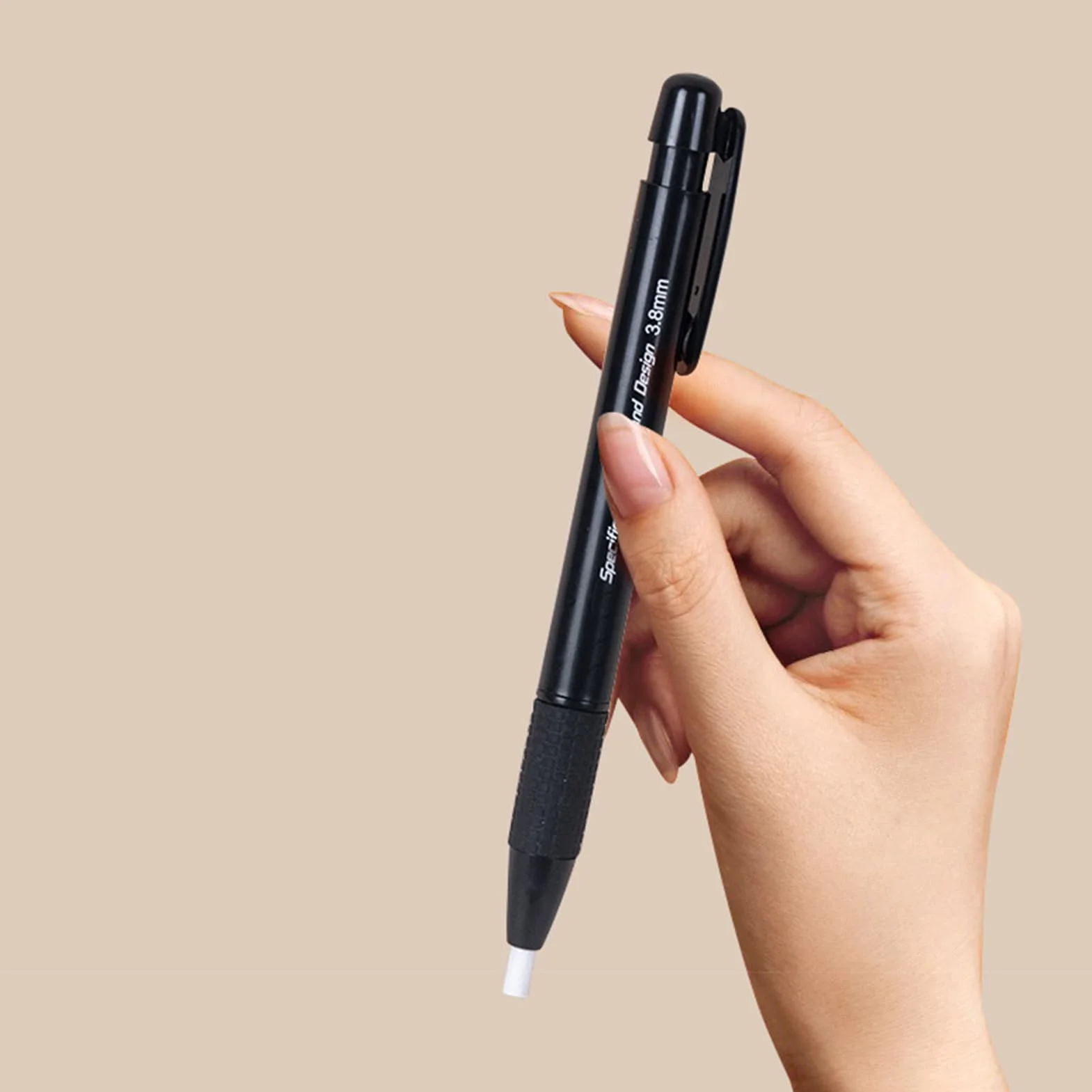 Gomma da cancellare di precisione 3,8 mm penna retrattile punta sottile 5 ricariche per artisti disegni schizzi