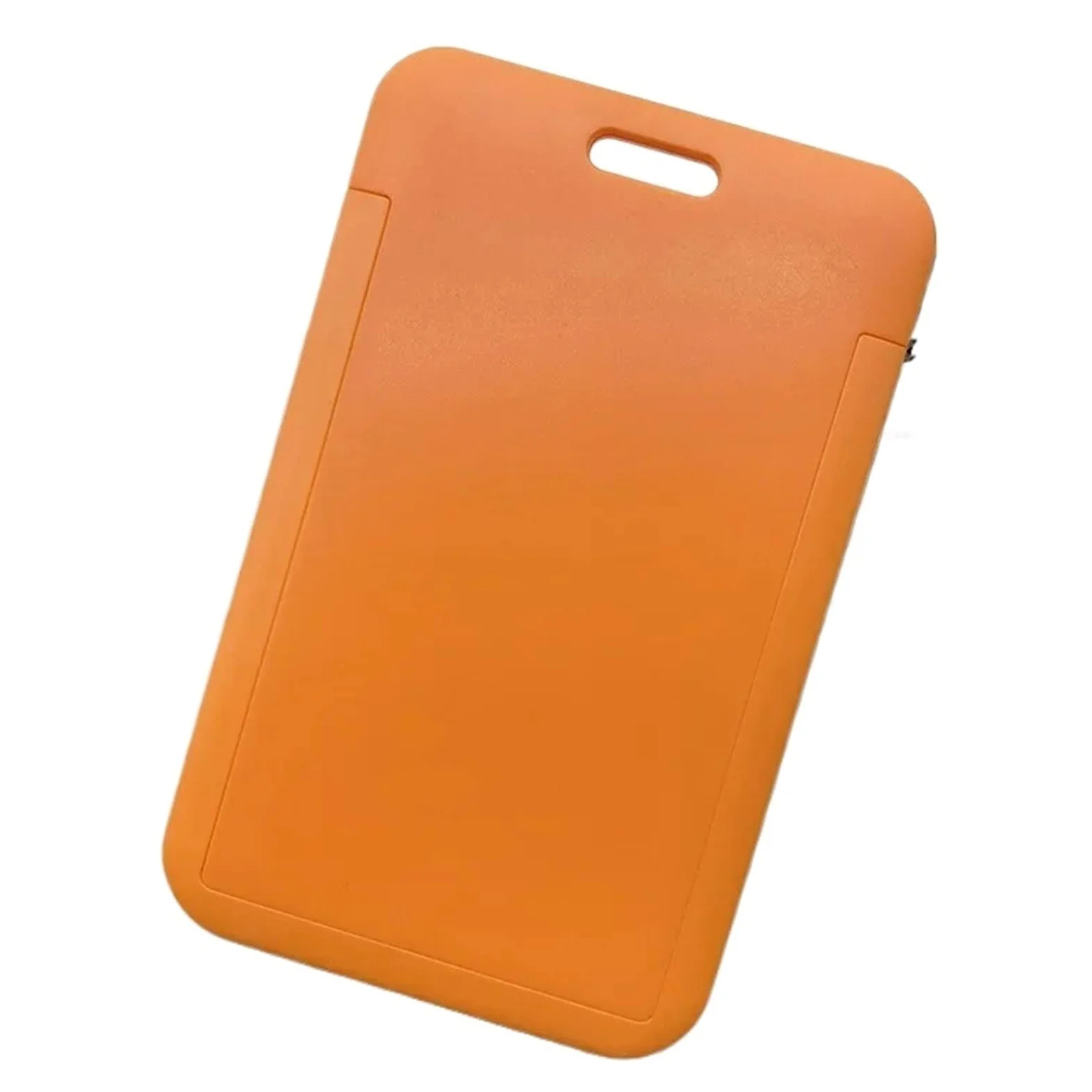 Porta badge in plastica, 100 pezzi, badge identificativo, porta badge per carte di credito, custodia a portafoglio, forniture per ufficio scolastico e studenti (giallo)