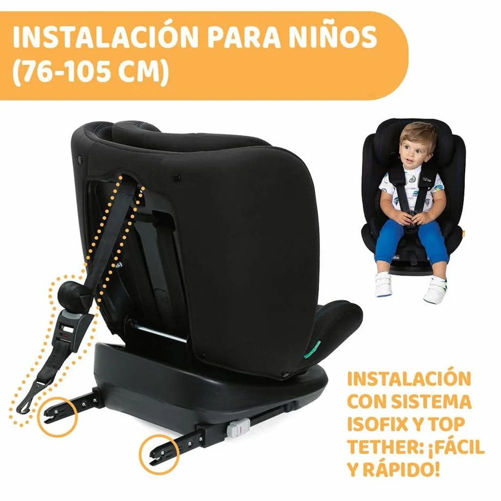 Fotelik samochodowy Chicco Mokita I-Size Air Black Air