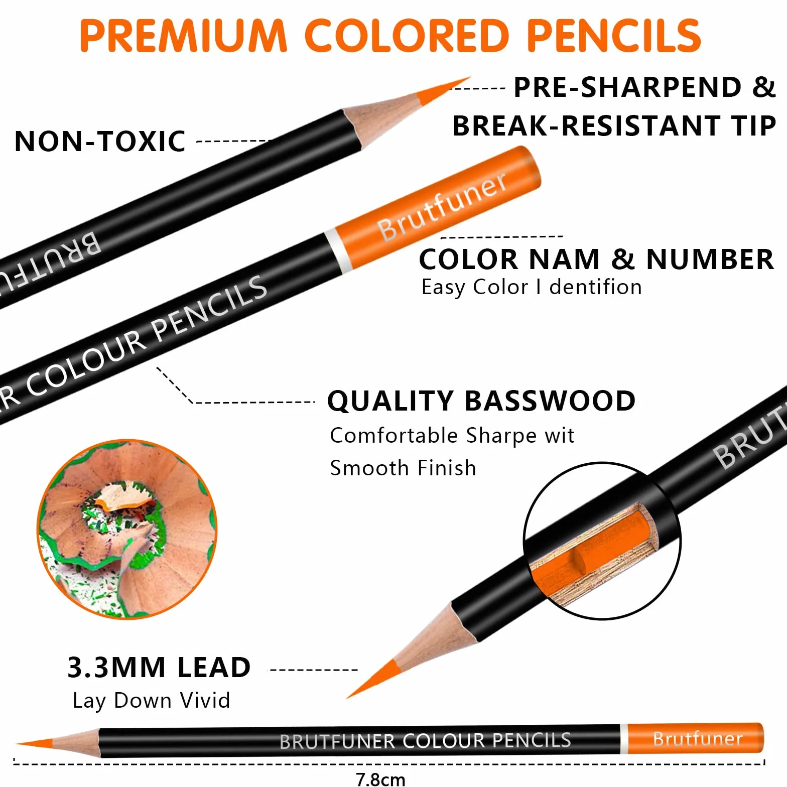 Efimeso 100 Matite Colorate Professionali con Custodia Nera per Disegno e Schizzi