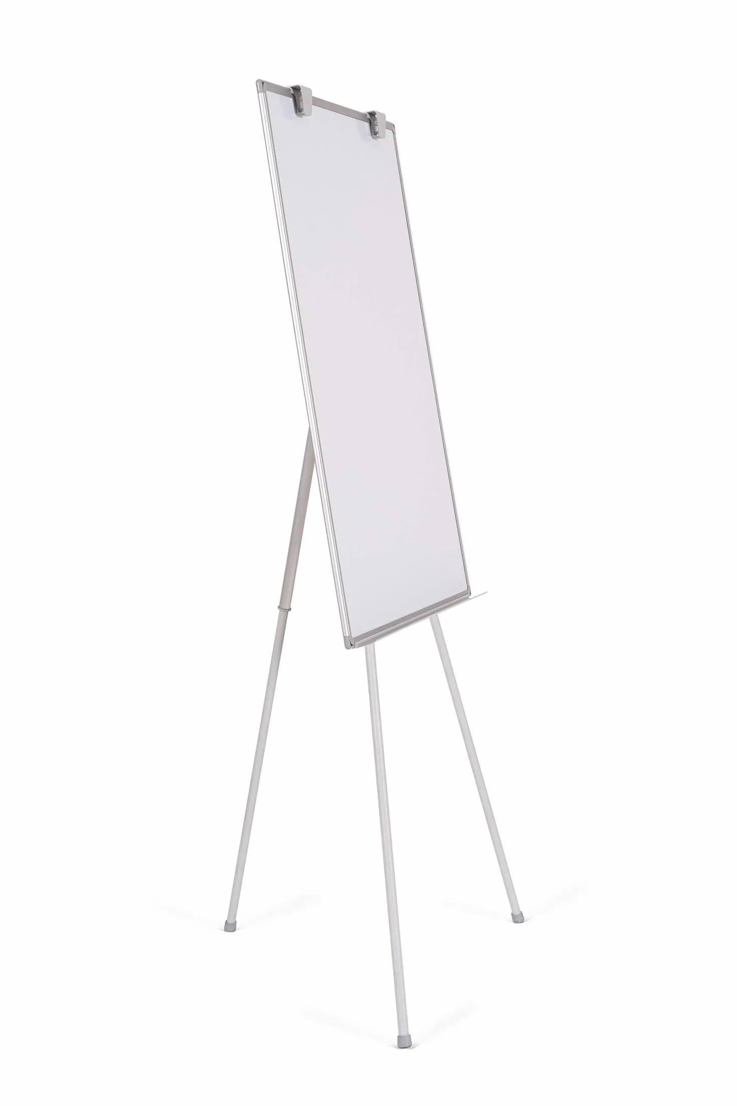 Lavagna Portablocco Magnetico Grigia, Lavagna A Fogli Mobili Treppiede Economico, Cornice in Aluminio Anodizzato, Dimensioni Pannello Euro - 700 x 1000 mm