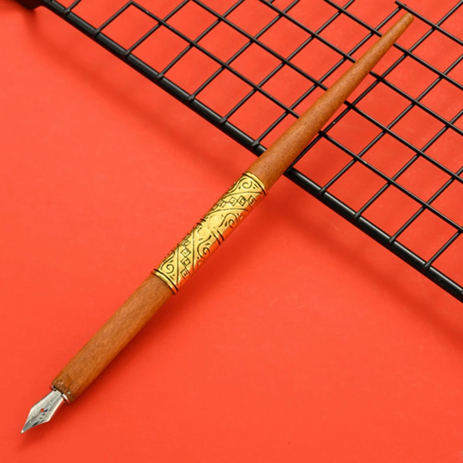 Set di inchiostro per calligrafia vintage, penna a immersione | ceralacca, sigillo, strumento per buste, il miglior set regalo per scrivere, disegnare, firmare