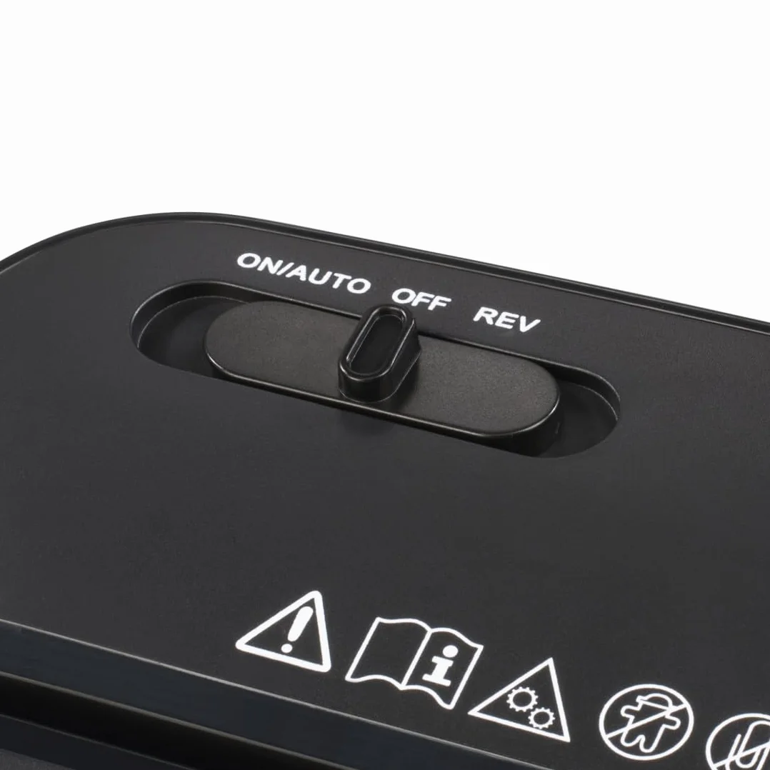 Hama - Distruggi documenti elettrico Basic S6, taglio a striscia, 8 lt, nero