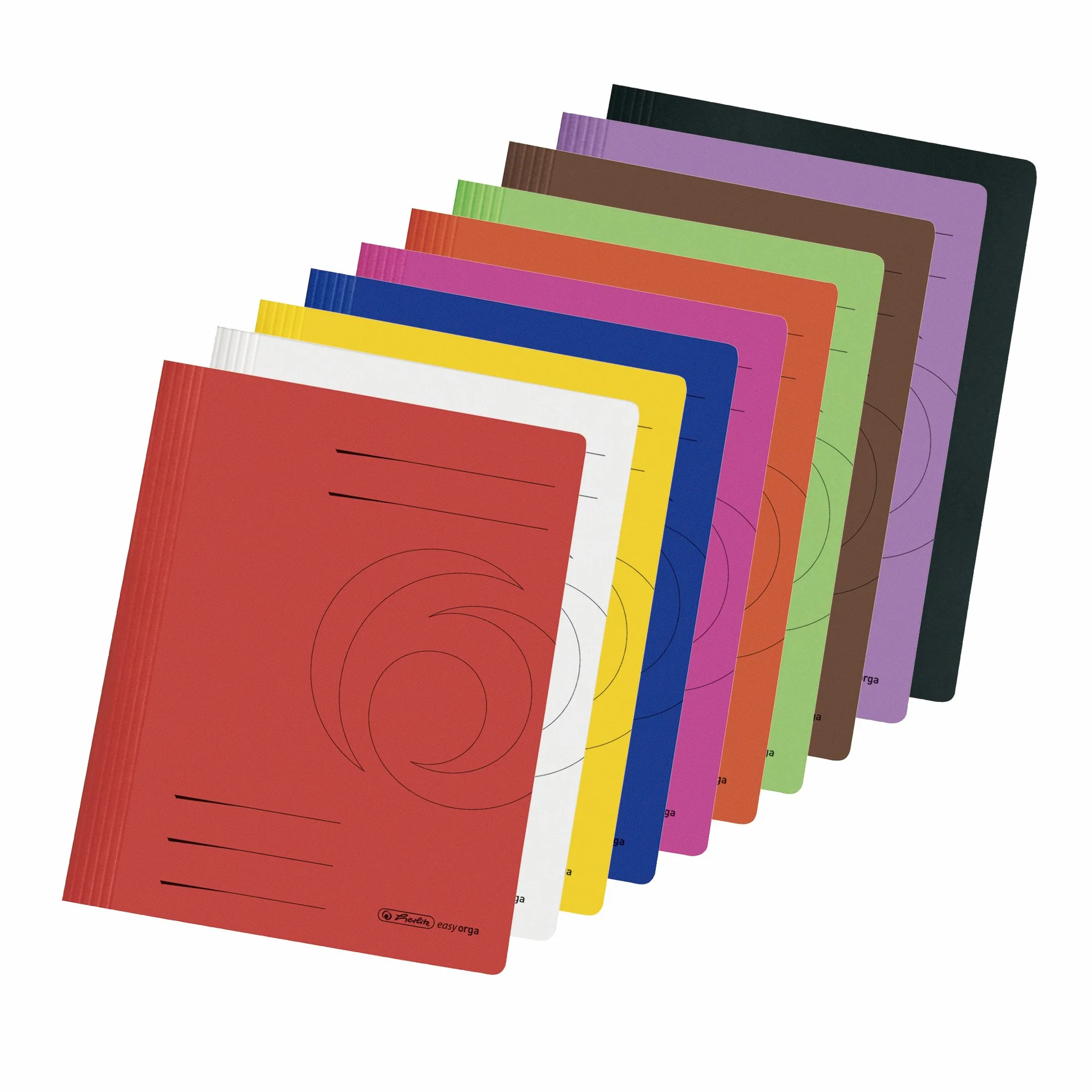 Herlitz Cartellina Manilla A4 piatta confezione da 10 pezzi bianco