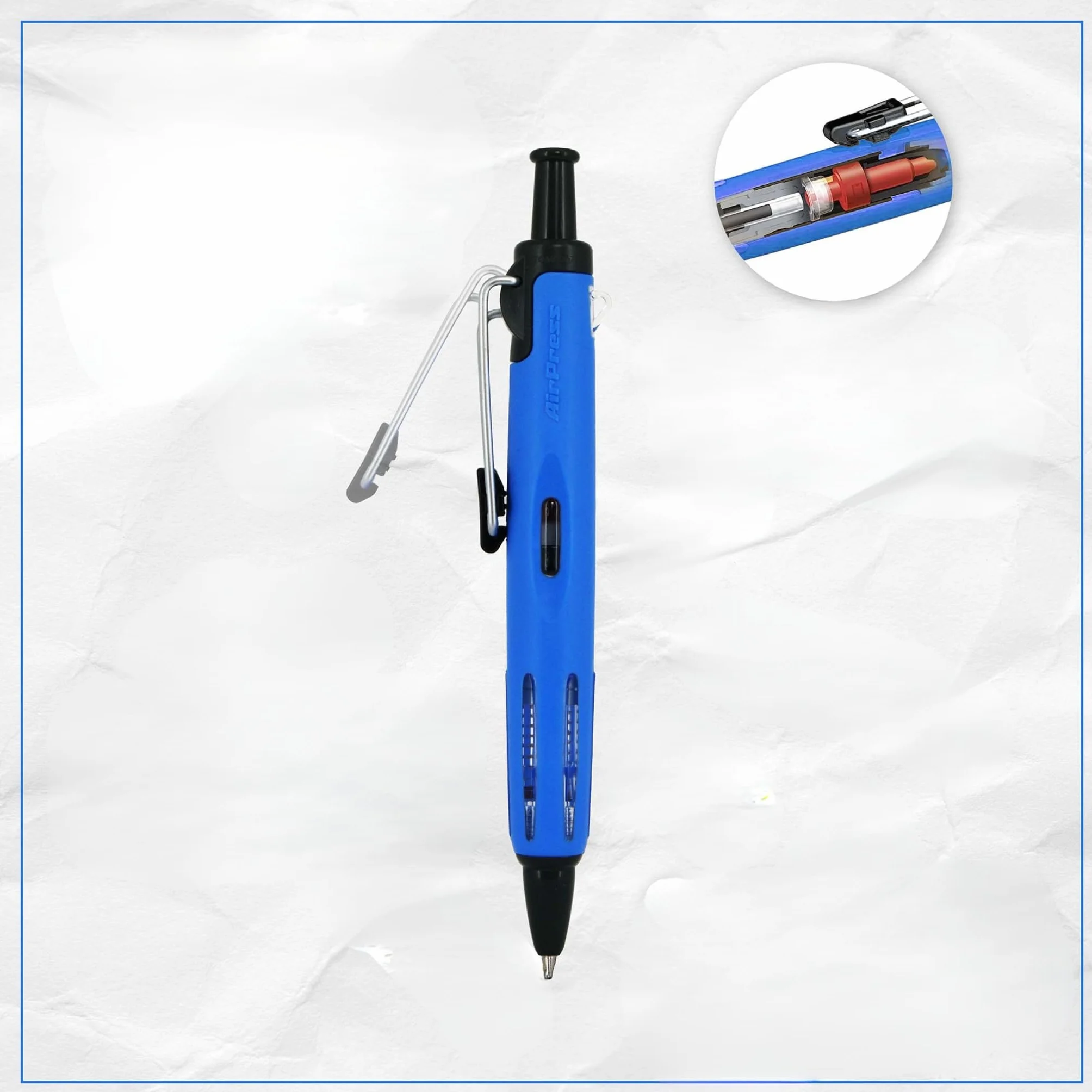 Tombow BC AP54 Penna a sfera Air Press con tecnologia ad aria compressa arancione confezione da 1 pezzo