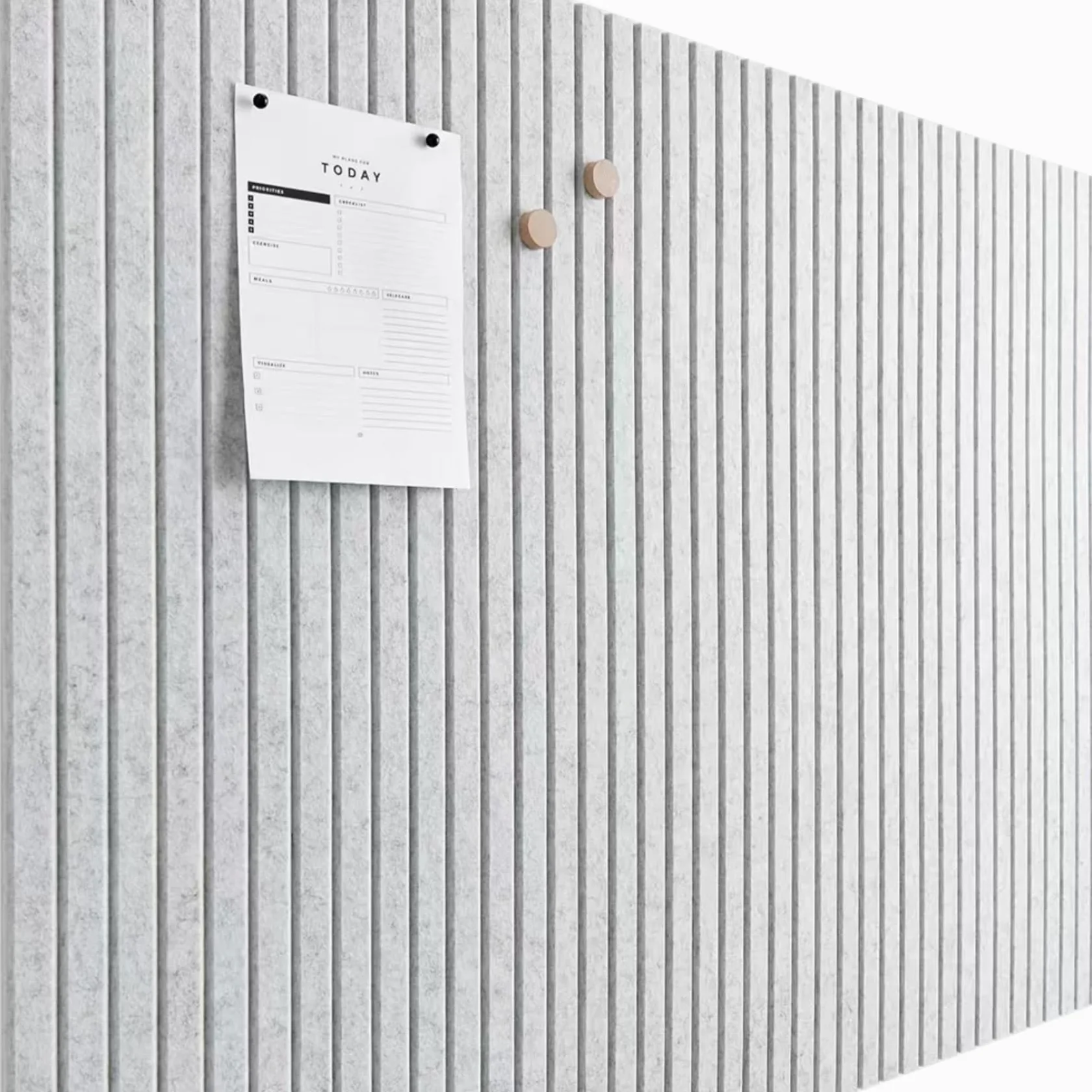 Bacheca in sughero da 12 pezzi per pareti, bacheca in feltro da 12x12 pollici per la cucina di casa, la scuola, l'ufficio, parete decorativa fai da te, grigio chiaro