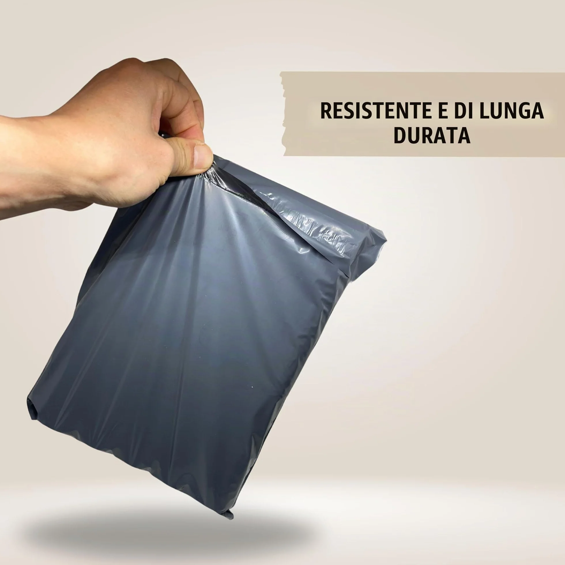 Double Dragon 60 buste spedizione autoadesive miste grigio 4 misure