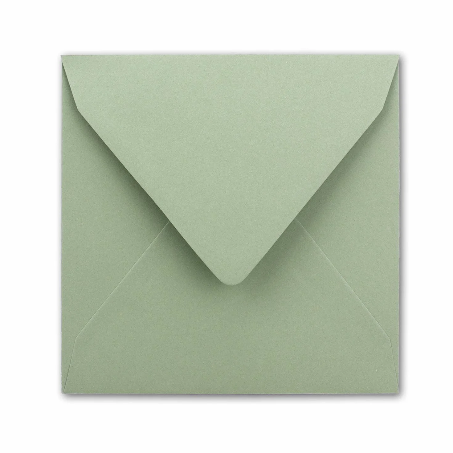 Buste quadrate in eucalipto verde 15,5 x 15,5 cm 110 g/m² con colla umida - Serie FarbenFroh