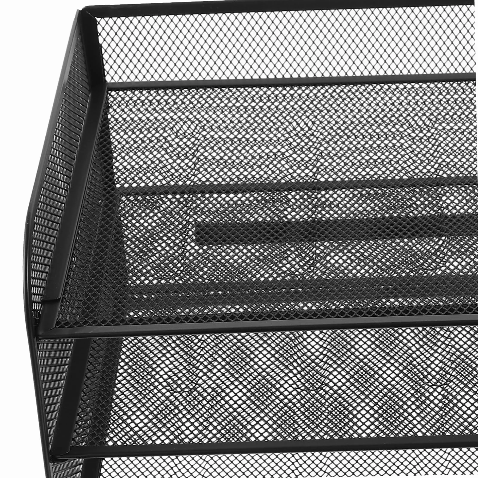 Gatuida Porta Documenti da Scrivania a 3 Livelli in Metallo Nero | Organizer Documenti Rimovibile, Capienza Ampia per Fogli e Lettere, Design Moderno Salvaspazio