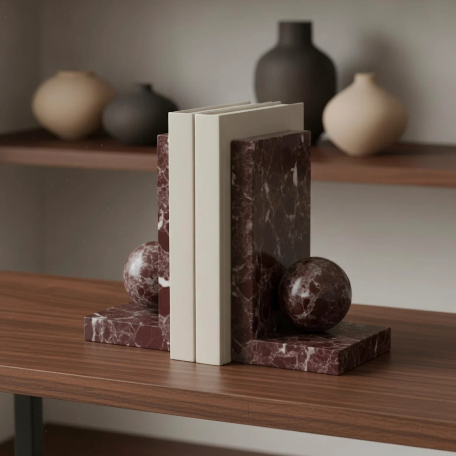 Fermalibri con Sfera Antiscivolo Reggilibri con Supporto a L Robusto Fermalibri a L per Collezionisti, Libreria, Ufficio
