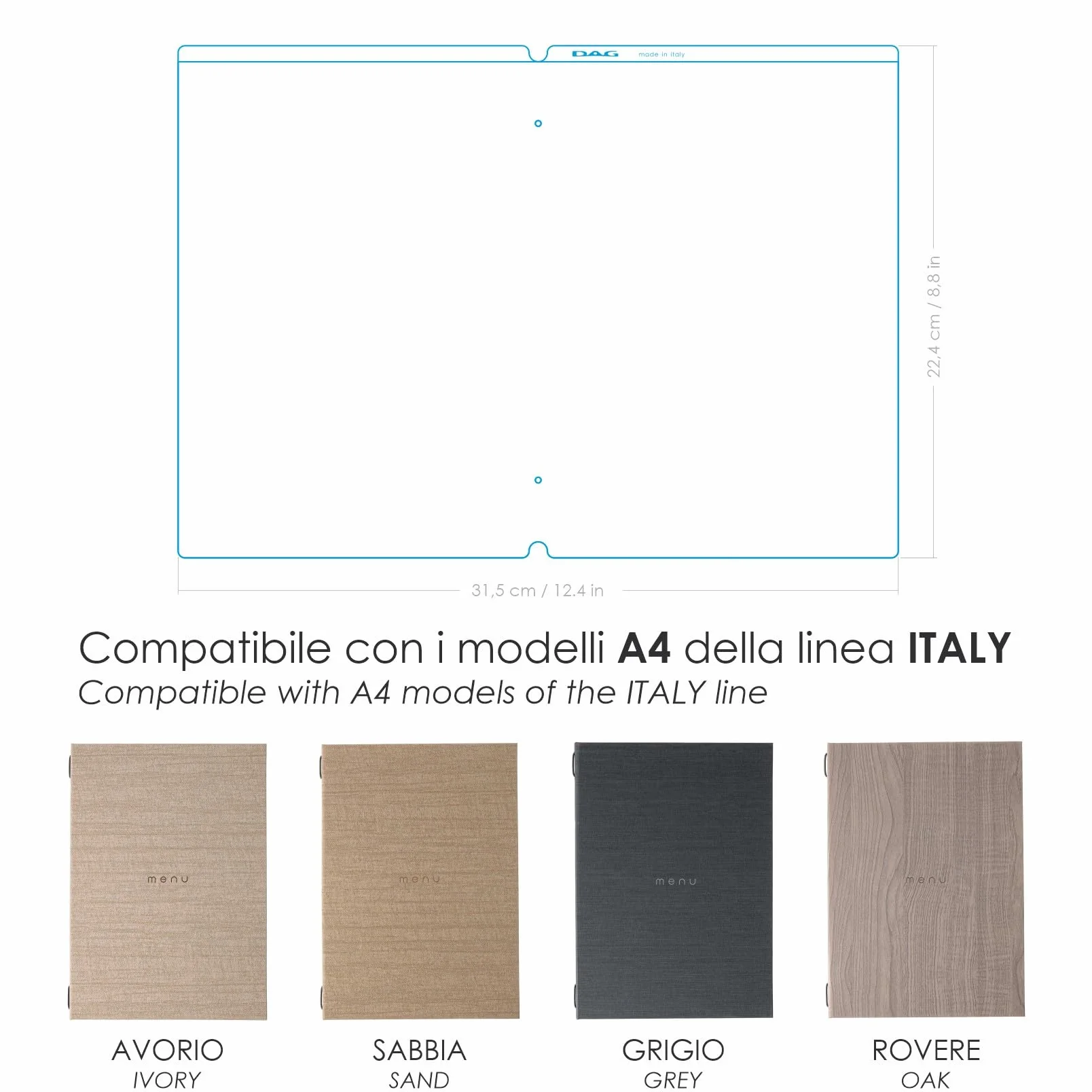 Dag Style Buxa4 Busta A4 di Ricambio (Pack Of 20)