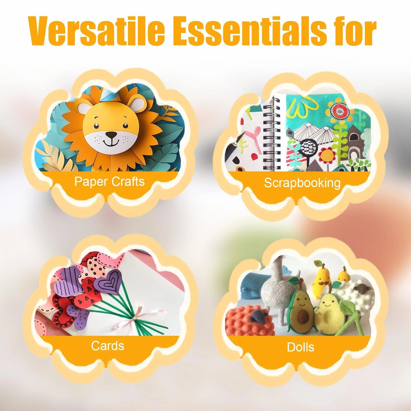 Pezzi Carta Rotondi Elementi di Fissaggio Metallo Fermacampioni Scrapbooking Mini Brads 200