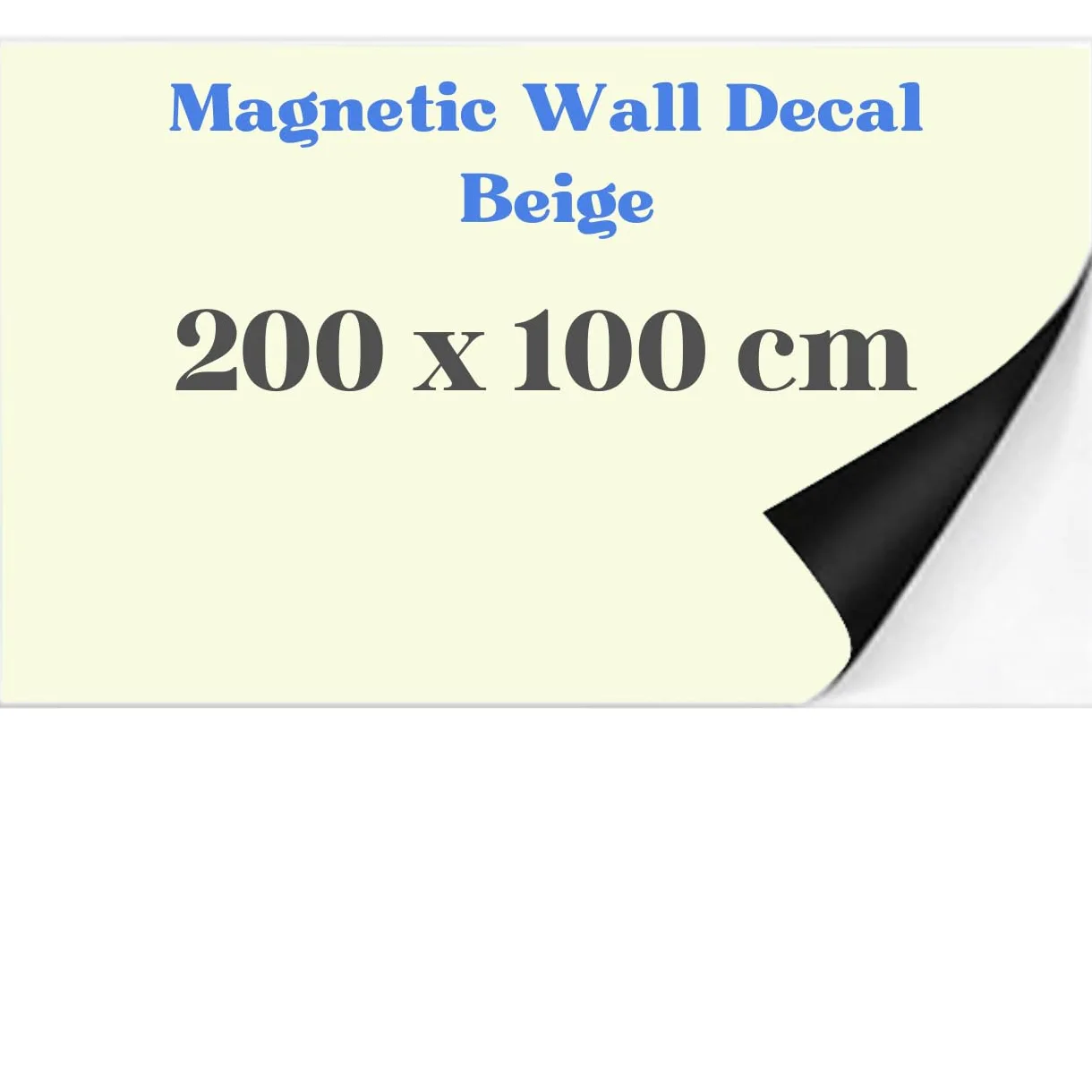 Lavagna Magnetica Colorata Adesiva – Pellicola Cancellabile a Secco, Lavagna Magnetica da Parete per Casa, Ufficio e Scuola – Beige, Rosa e Azzurro Pastello (BEIGE 200 X 100 cm)