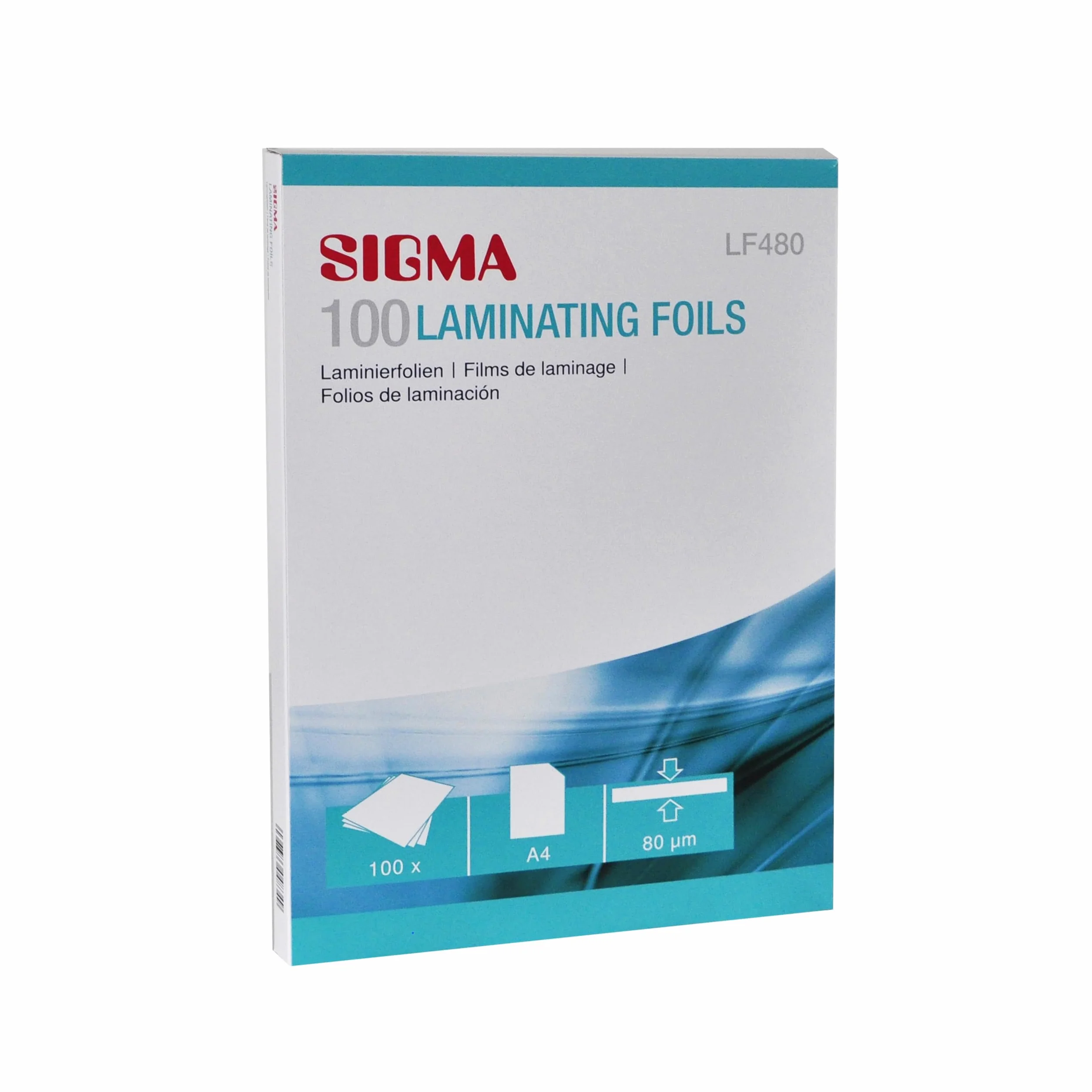 SIGMA Pellicole per laminazione LF480, PET/EVA, DIN A4, 100 unità