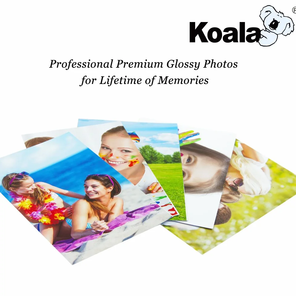 KOALA Carta Fotografica A3 240 g/m² 100 fogli per stampante Canon HP Epson