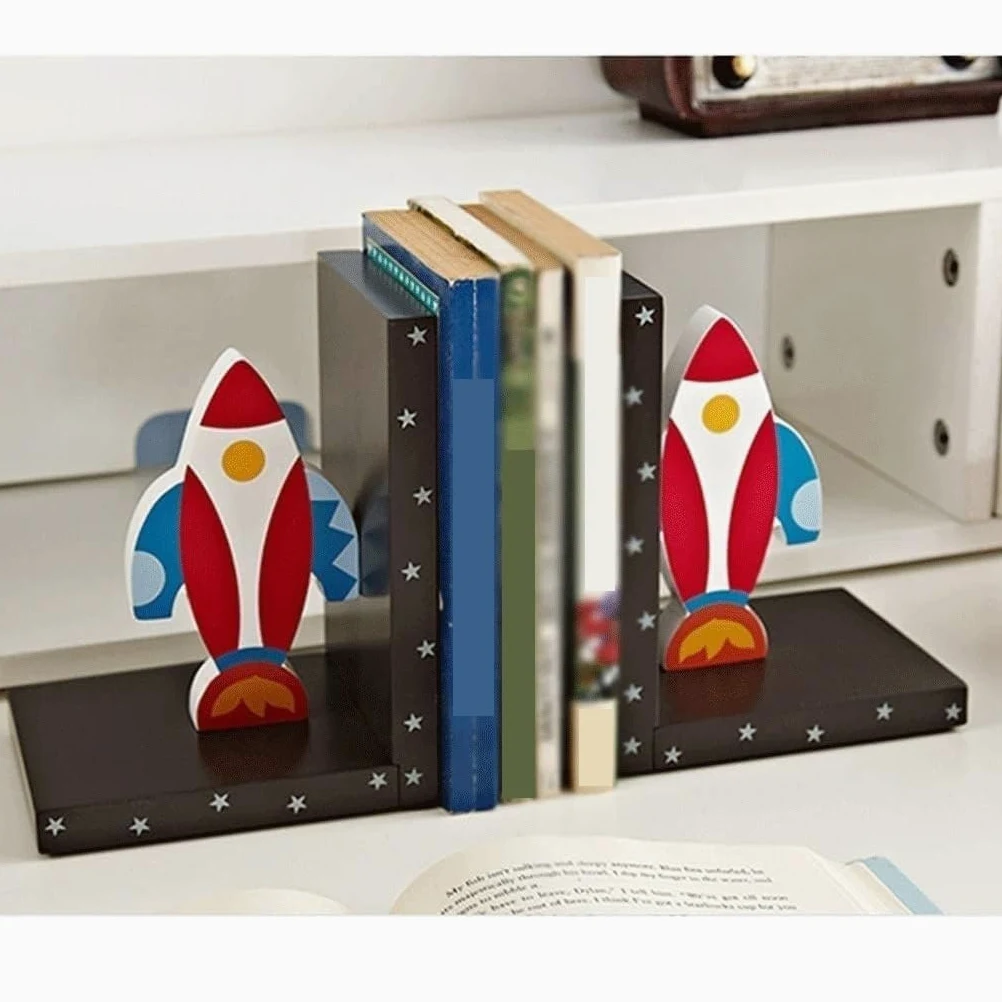 Reggi Libri, Fermalibri Fermalibri eleganti Forme a razzo Decor Stelle Presa di personalità Ufficio Casa Scrivania
