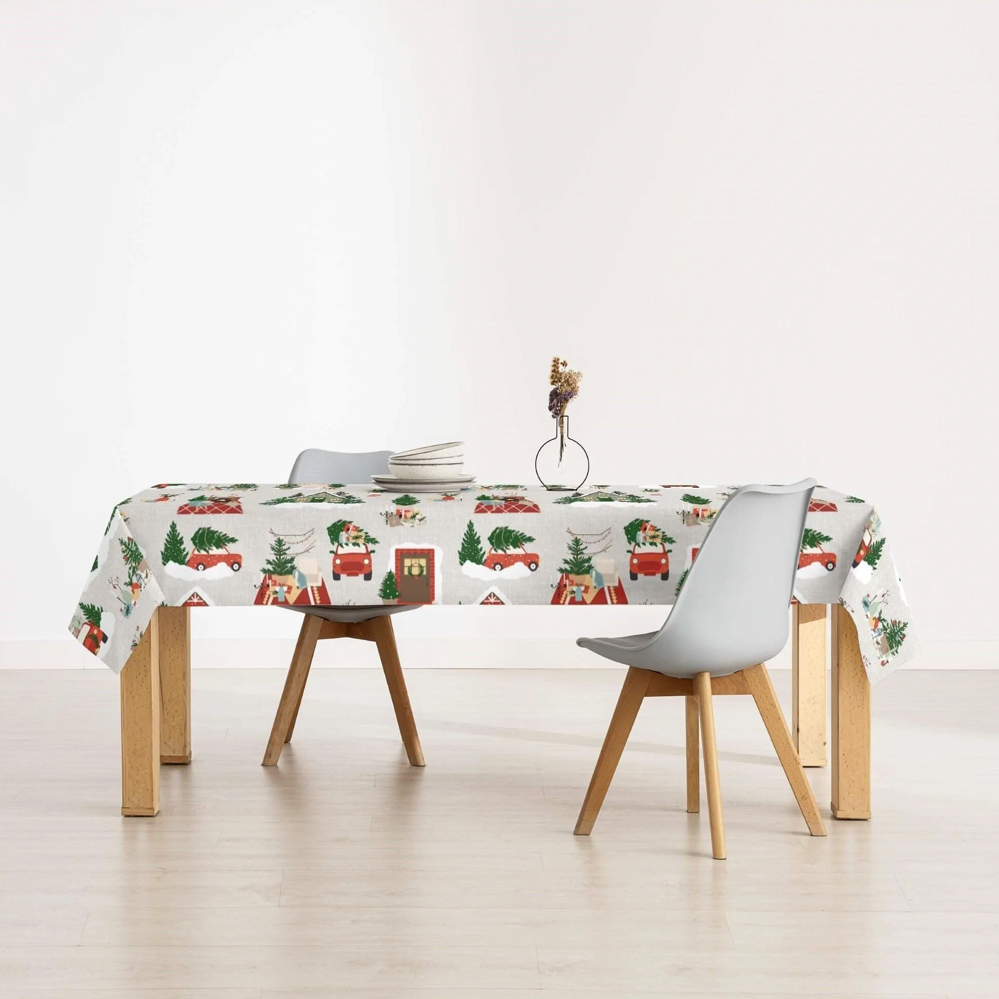 MANTEL RESINADO ANTIMANCHAS MODELO MERRY CHRISTMAS 78