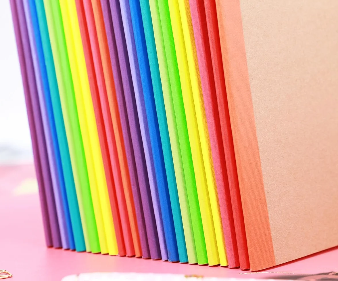 Confezione da 48 quaderni A5 a righe, in carta spessa, 60 pagine, 30 fogli, 21,1 x 14 cm