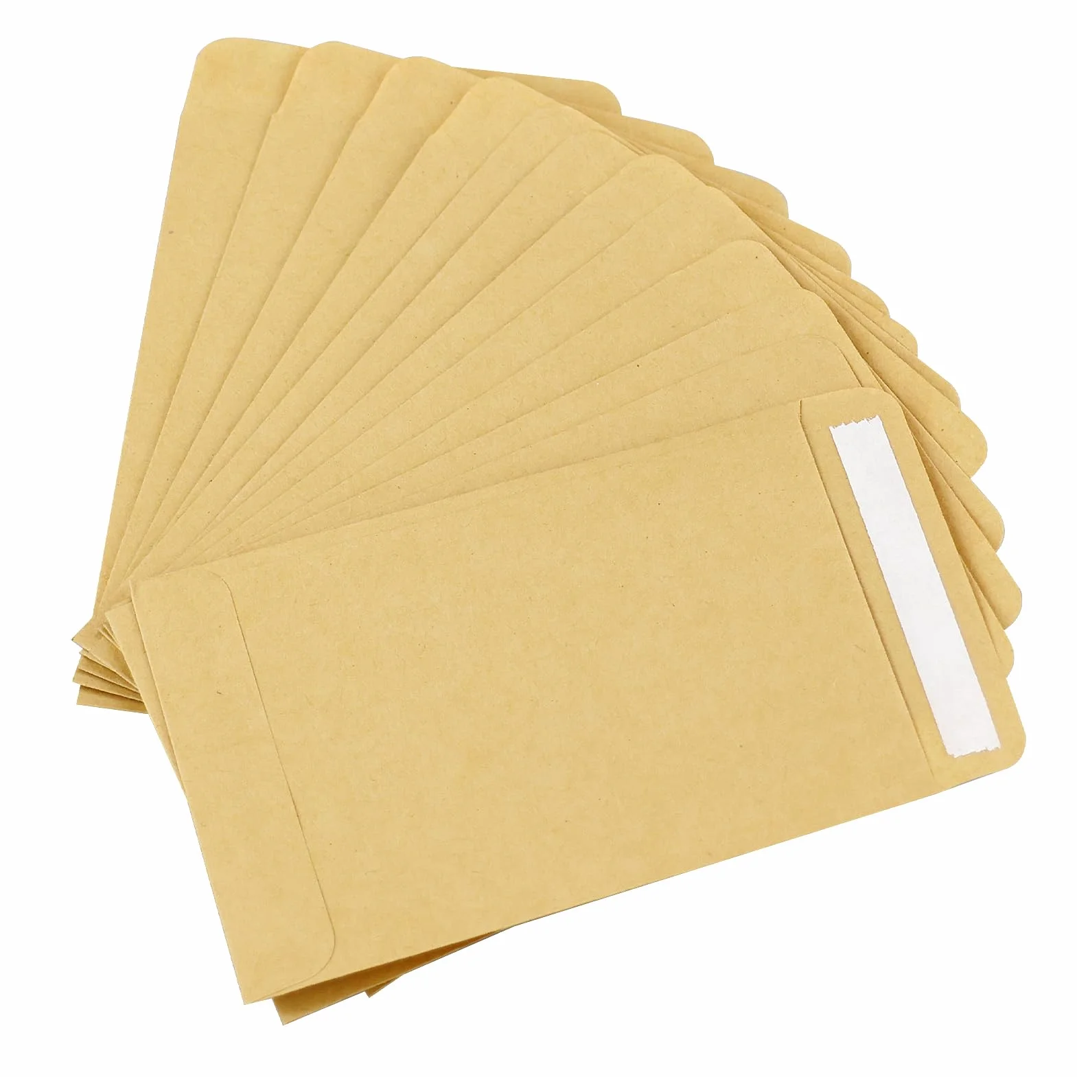 150 Pezzi Mini Sacchetto di Carta Kraft Busta Pacchetti per Semi (6x9) con Nastro Biadesivo