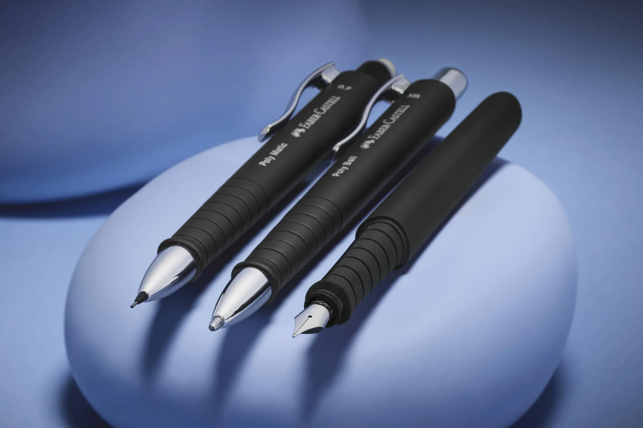 Faber-Castell 241006 Poly Pen Penna Stilografica Pennino Fine Plastica Riciclata Impugnatura Ergonomica