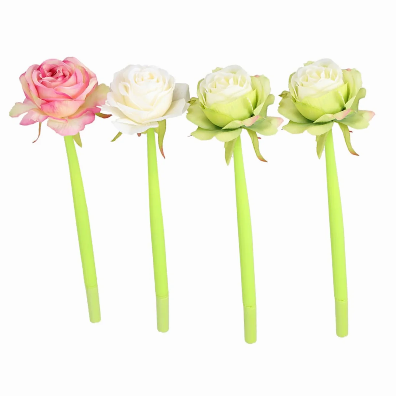 Operitacx 8pezzi Penne Gel Rosa Per Scuola e Ufficio Design Romantico Per Studenti e Appassionati Di Cancelleria Inchiostro Blu Stile Random