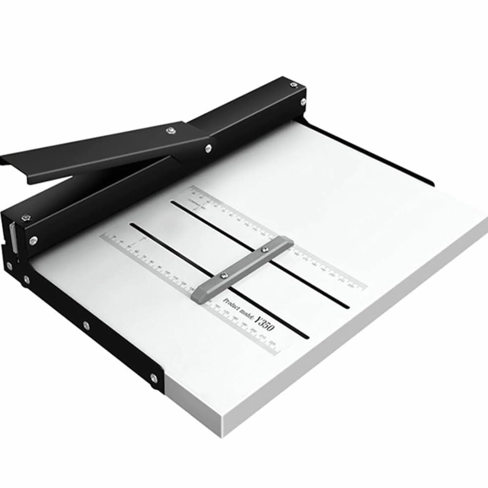 Cordonatrice Manuale, Piegatrice Carta da 350 mm con Righello di Posizionamento e Blocco Regolabile, profondità Scanalatura 0,8 mm, per Coupon, Etichette e Cartoncino