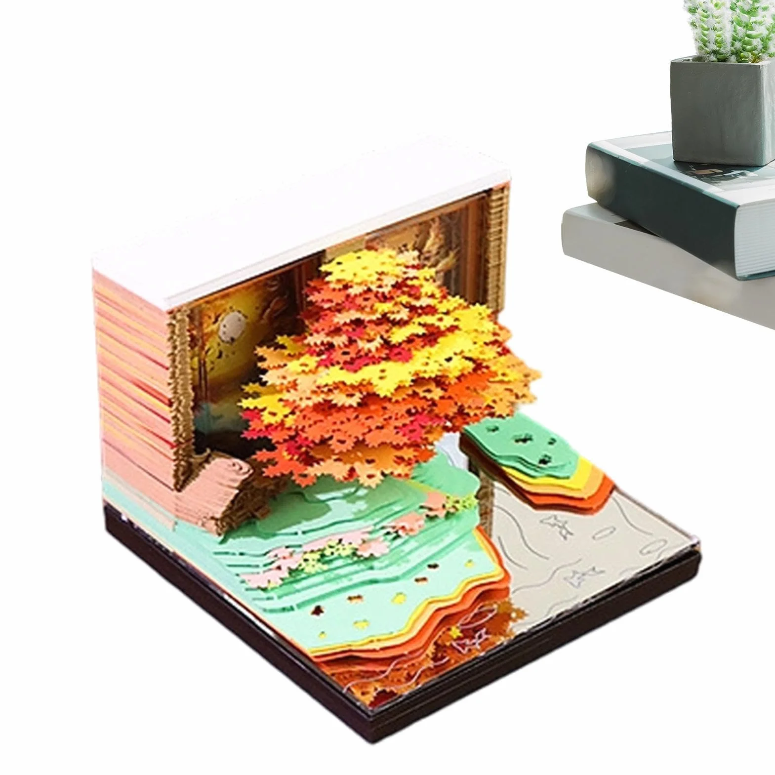 2027 Time Piece Calendario Decorazione Da Scrivania A Forma Di Albero Con | Calendario da scrivania con fogli staccabili Per Uomo Donna Studenti Insegnanti Casa Ufficio Camera Da Comodino
