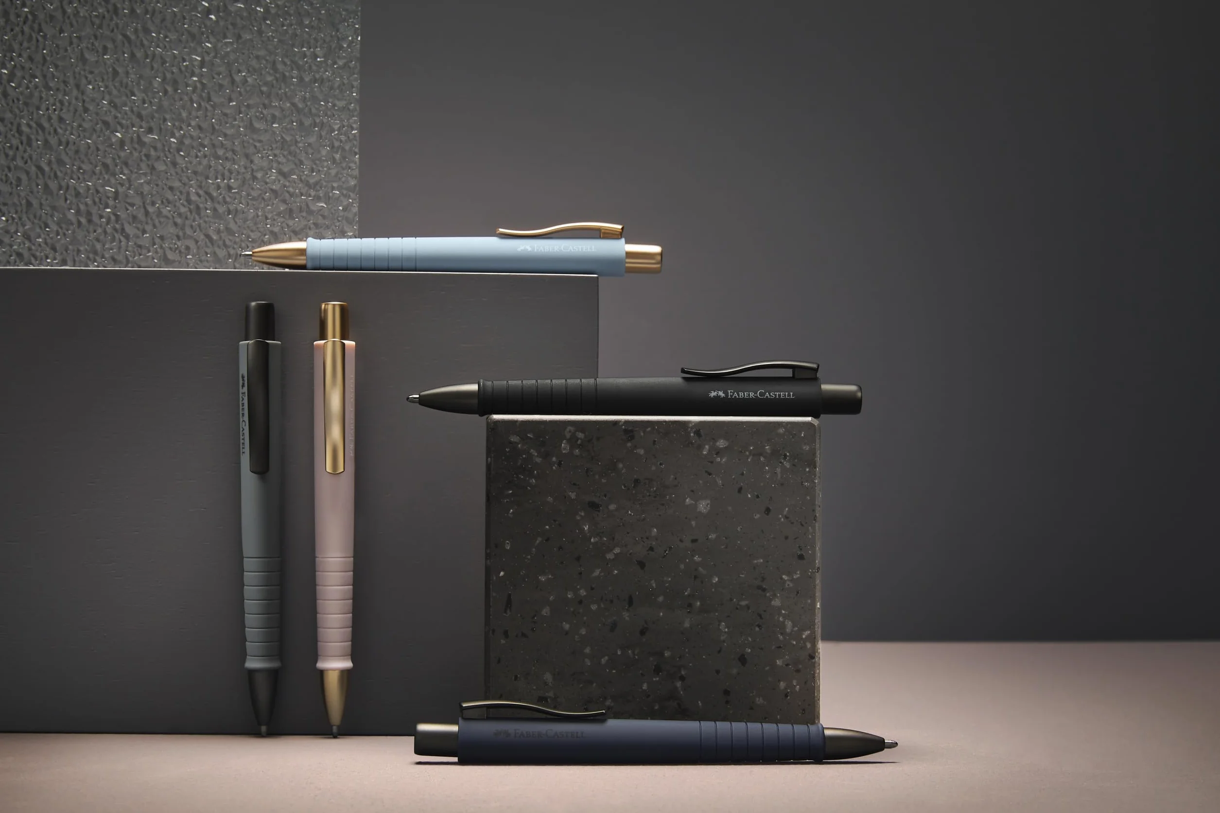 FABER-CASTELL Penna a sfera Poly Ball XB nero blu 1 pezzo con refill sostituibile indelebile