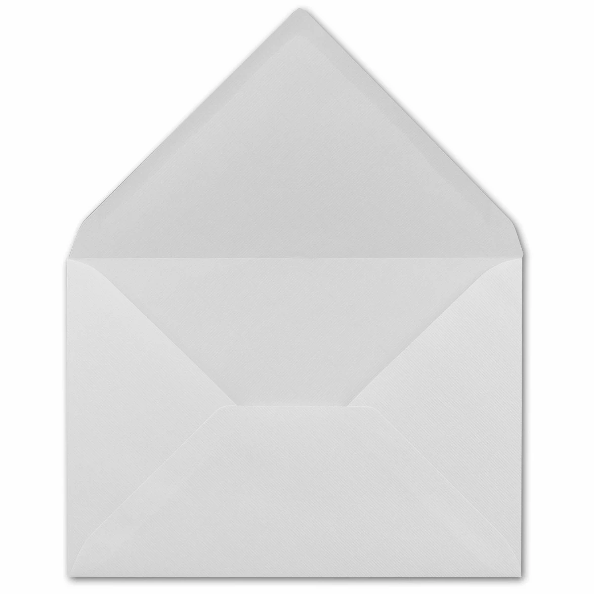 Gustav Neuser - 400 buste per lettere, formato DIN C5, 16,2 x 22,9 cm, con struttura a costine, 100 grammi per m², con stampa strutturata, incollaggio a umido, colore: bianco