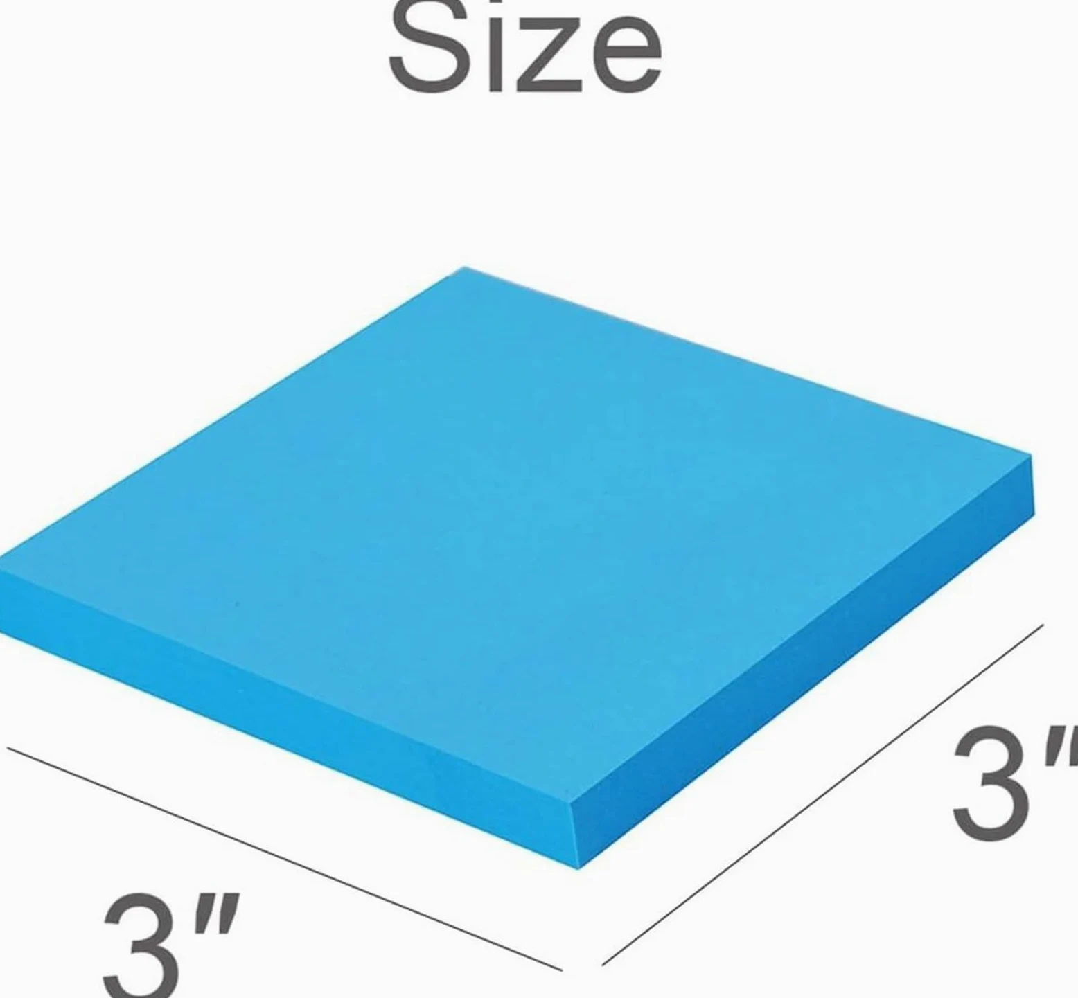 Foglietti adesivi, 8 pezzi, 7,6 x 7,6 cm, colori vivaci, autoadesivi, facili da pubblicare per notebook