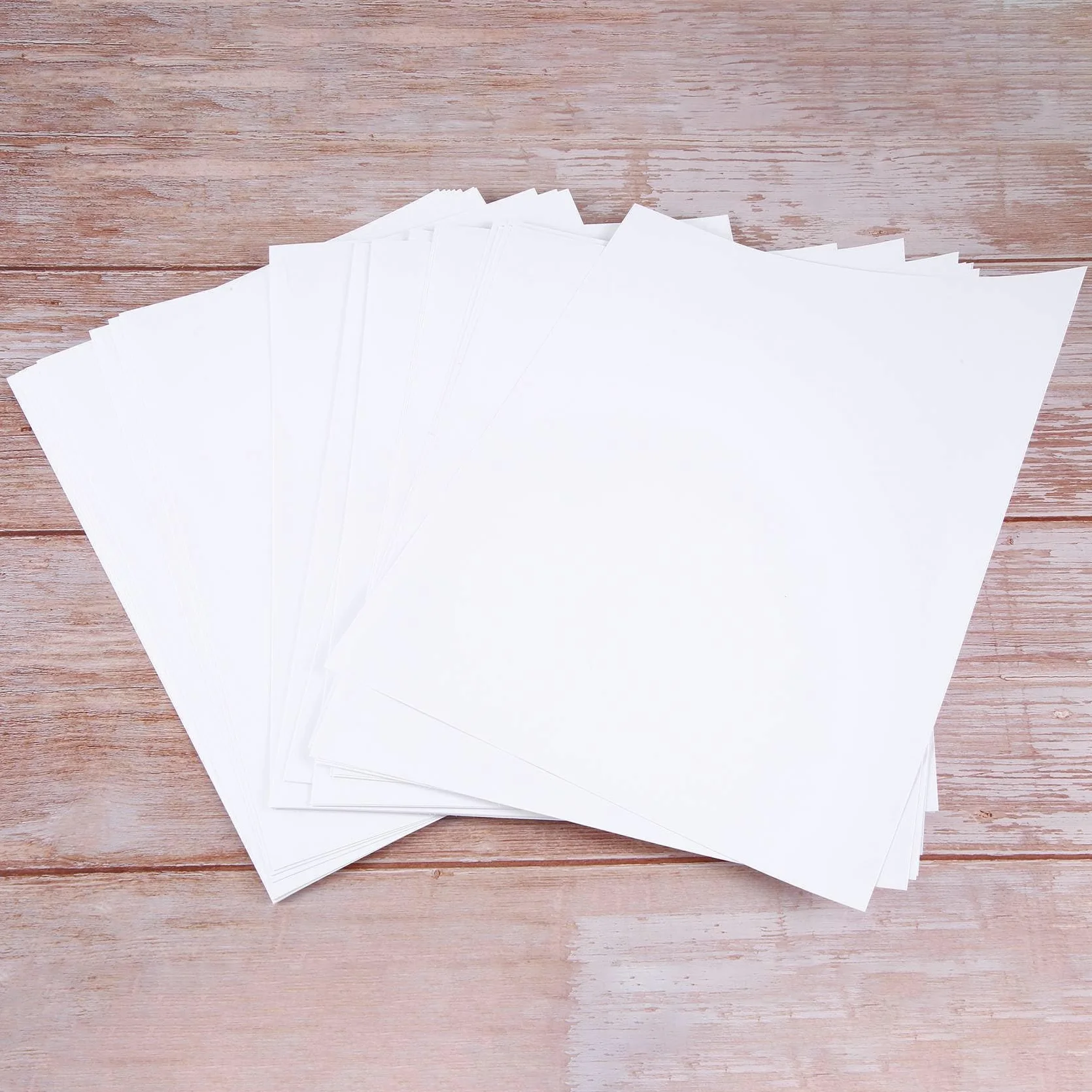Carta Adesiva Vinilica Impermeabile Stampabile Premium per Getto D'Inchiostro e Stampante 210X280Mm 240 Fogli di Carta Adesiva Bianca Opaca