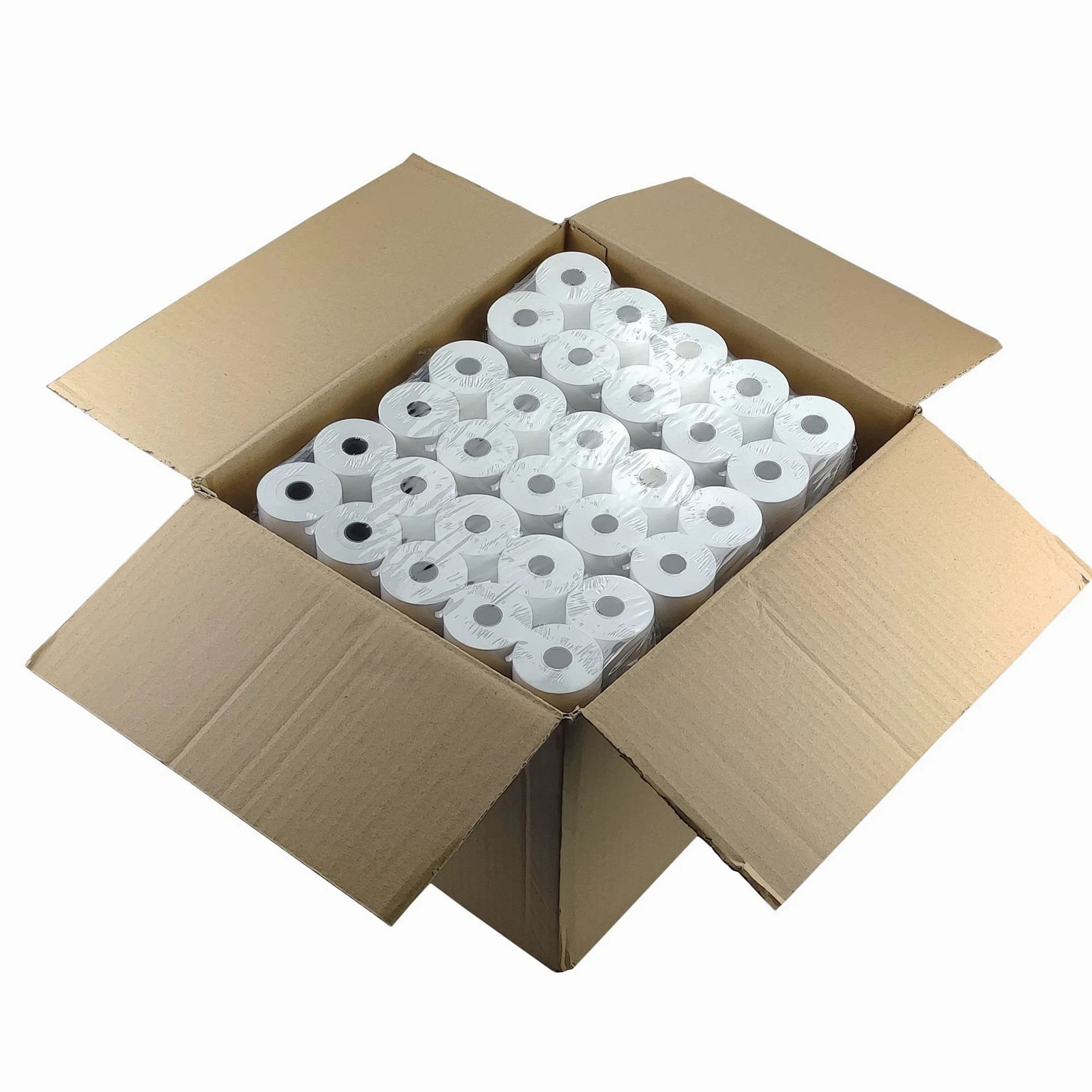 Netuno 120 rotoli carta termica 57 mm x 13 mm x 32 mm 15 m per registratore di cassa fiscale scontrini carta termica rotoli contanti scontrini stampanti termiche