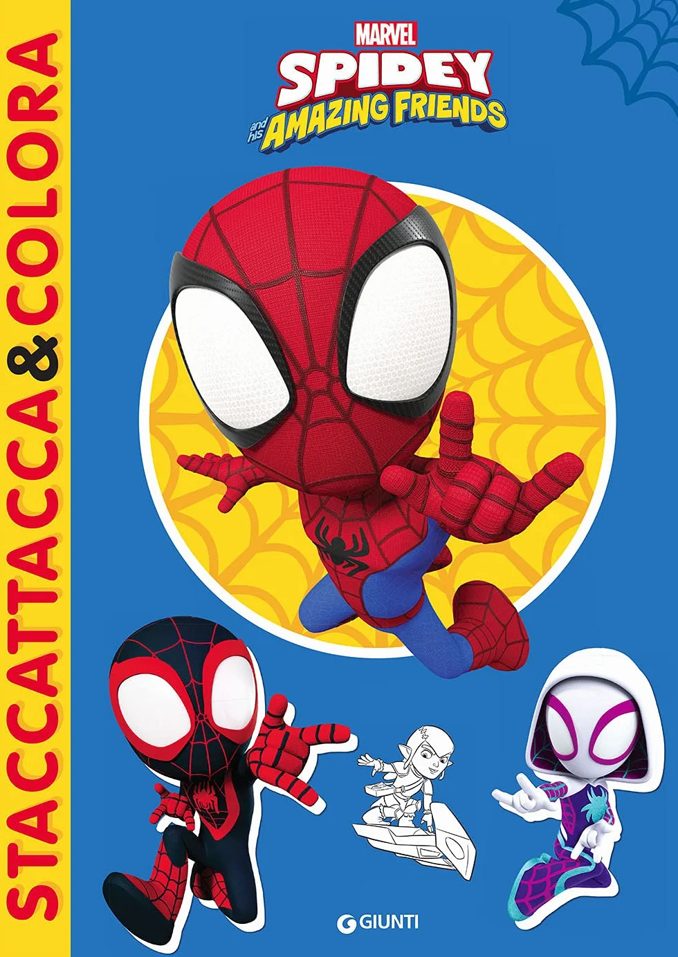 Spidey Staccattacca & Colora Con Adesivi Ediz Illustrata