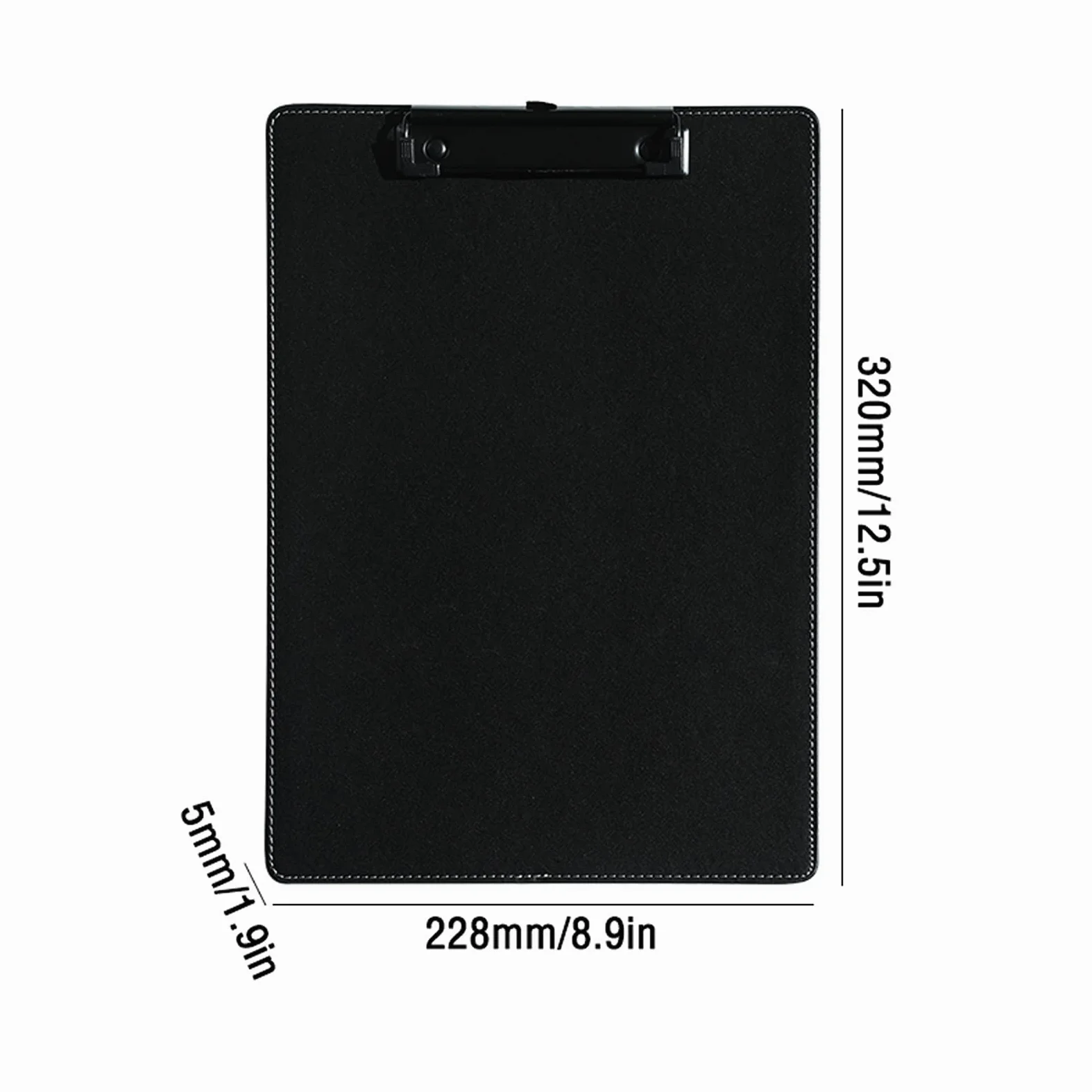 Liudan Portablocco Appunti A4 e Letter-Sized con Clip di Metallo File Ordinamento dei collettori con Ganci telescopici Scrittura della Cartella da Scrittura (2 Confezioni) Clipboard Portablocco