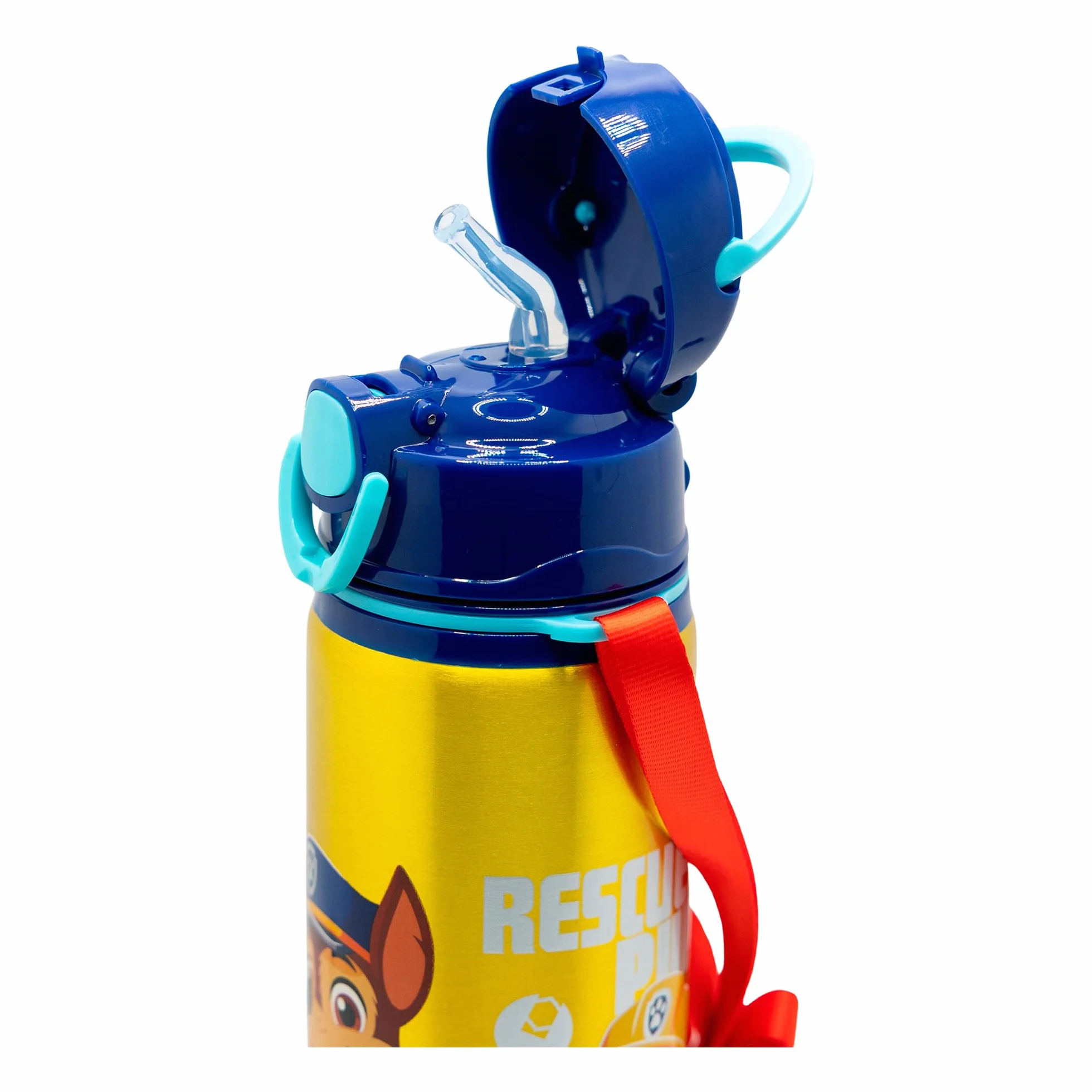 Bottiglia Riutilizzabile in Alluminio con Tracolla 730 ml Paw Patrol Boy Rescue Pups