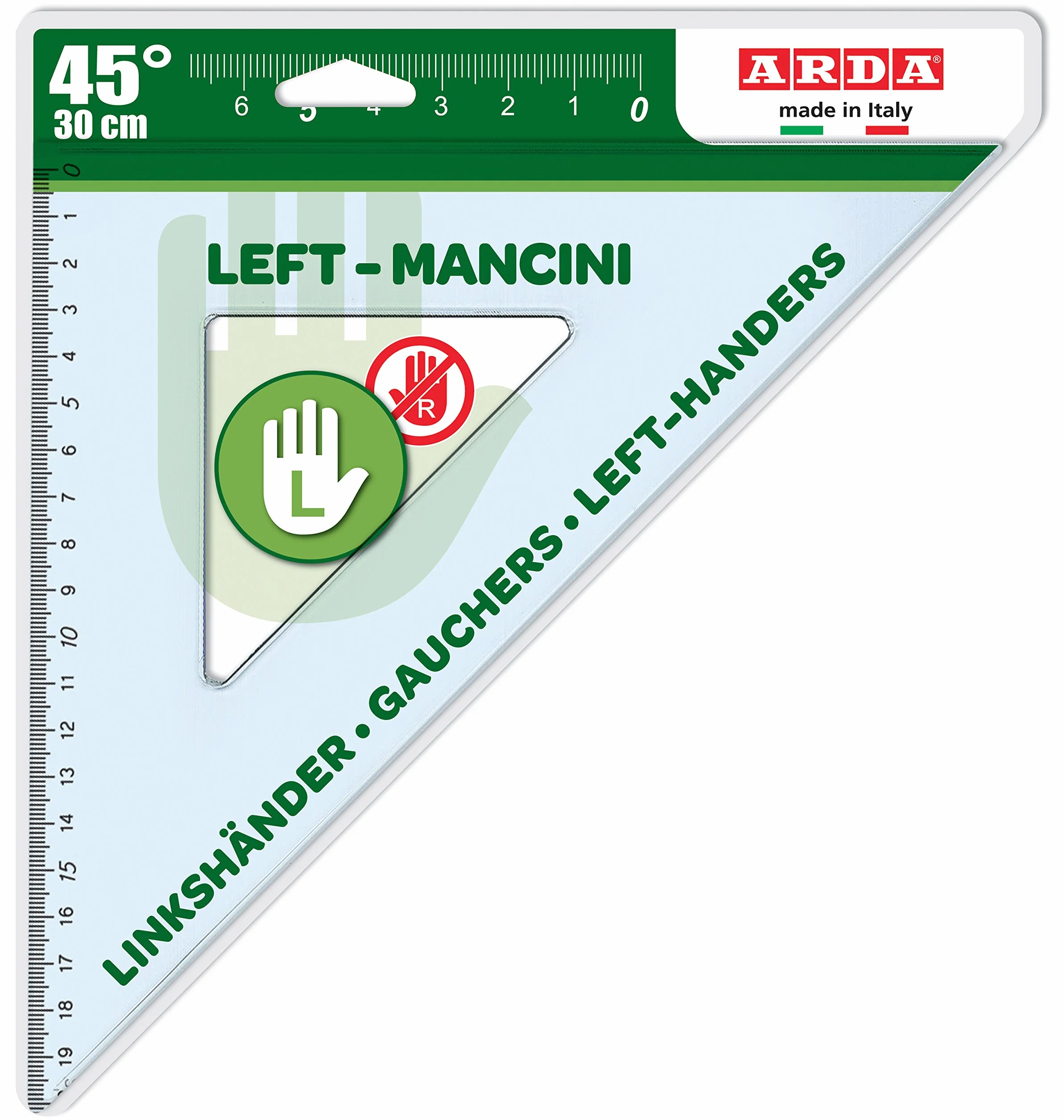 Arda 28730MAN Squadra 45°, 30 cm, Left