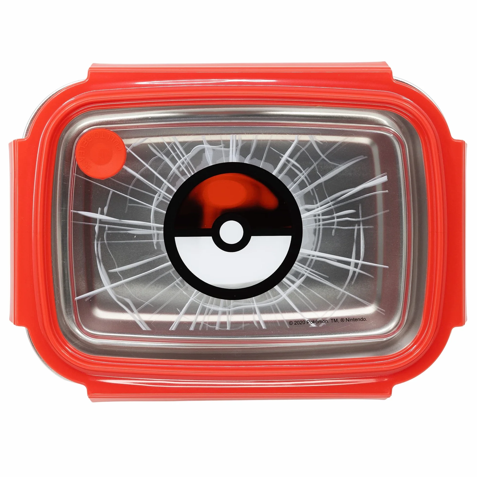 Stor Porta Pranzo Rettangolare in Acciaio Inox - 1020 ml Pokemon