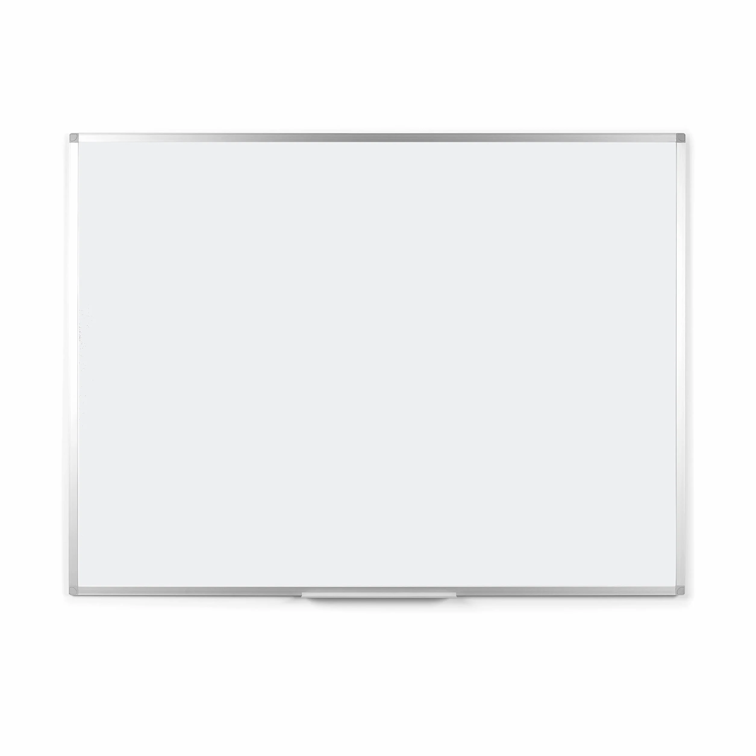 Lavagna Magnetica Bianca, 60 x 45 cm, Lavagna Cancellabile A Secco Con Cornice Sottile In Alluminio Anodizzato, Superficie In Acciaio Smaltato