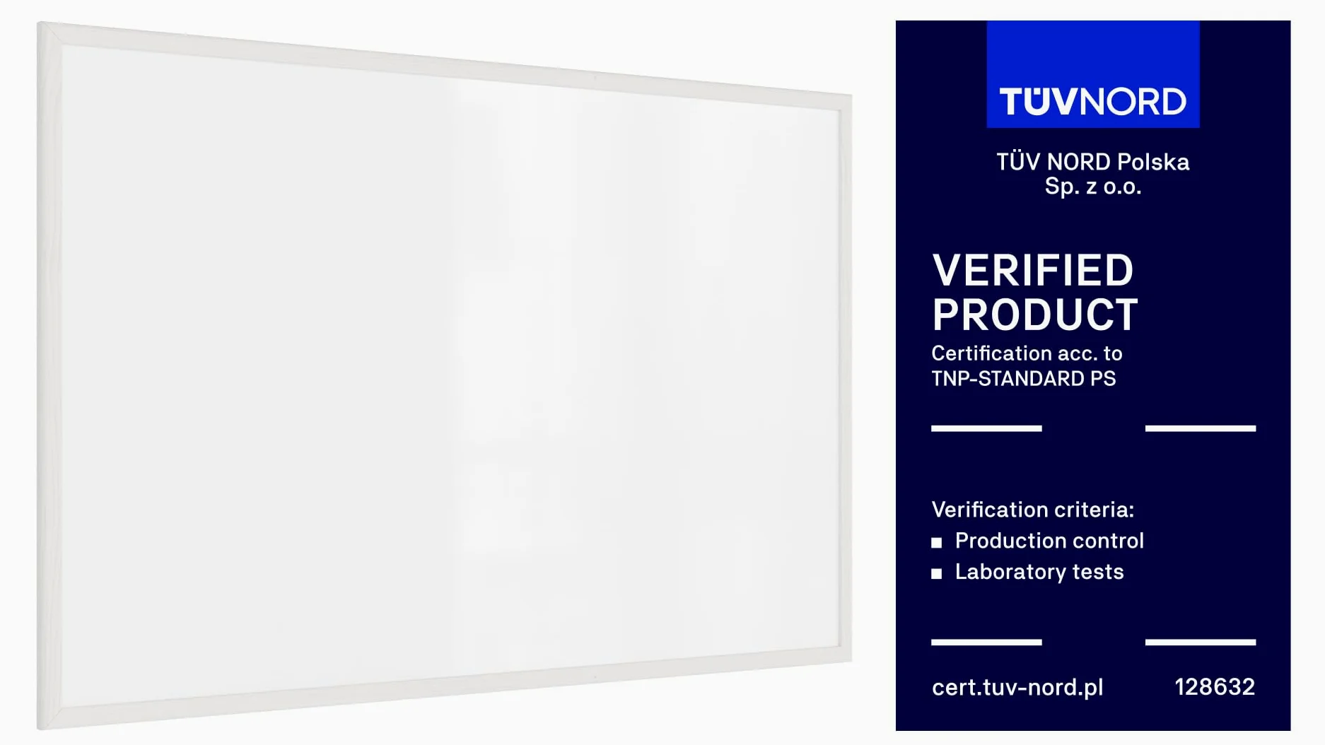 ALLboards Lavagna Magnetica Cancellabile a Secco Bianca con Cornice Bianco in Legno 90x60cm